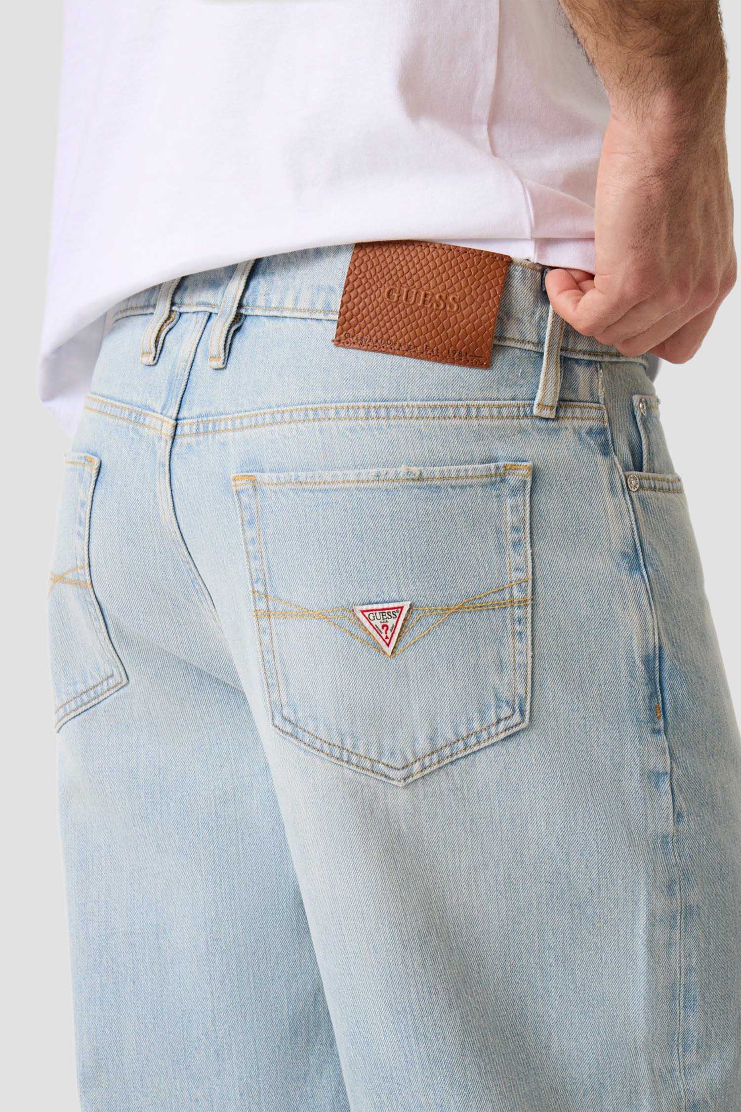 Мужские голубые джинсы Guess M6RA0P.D6772;R4ML