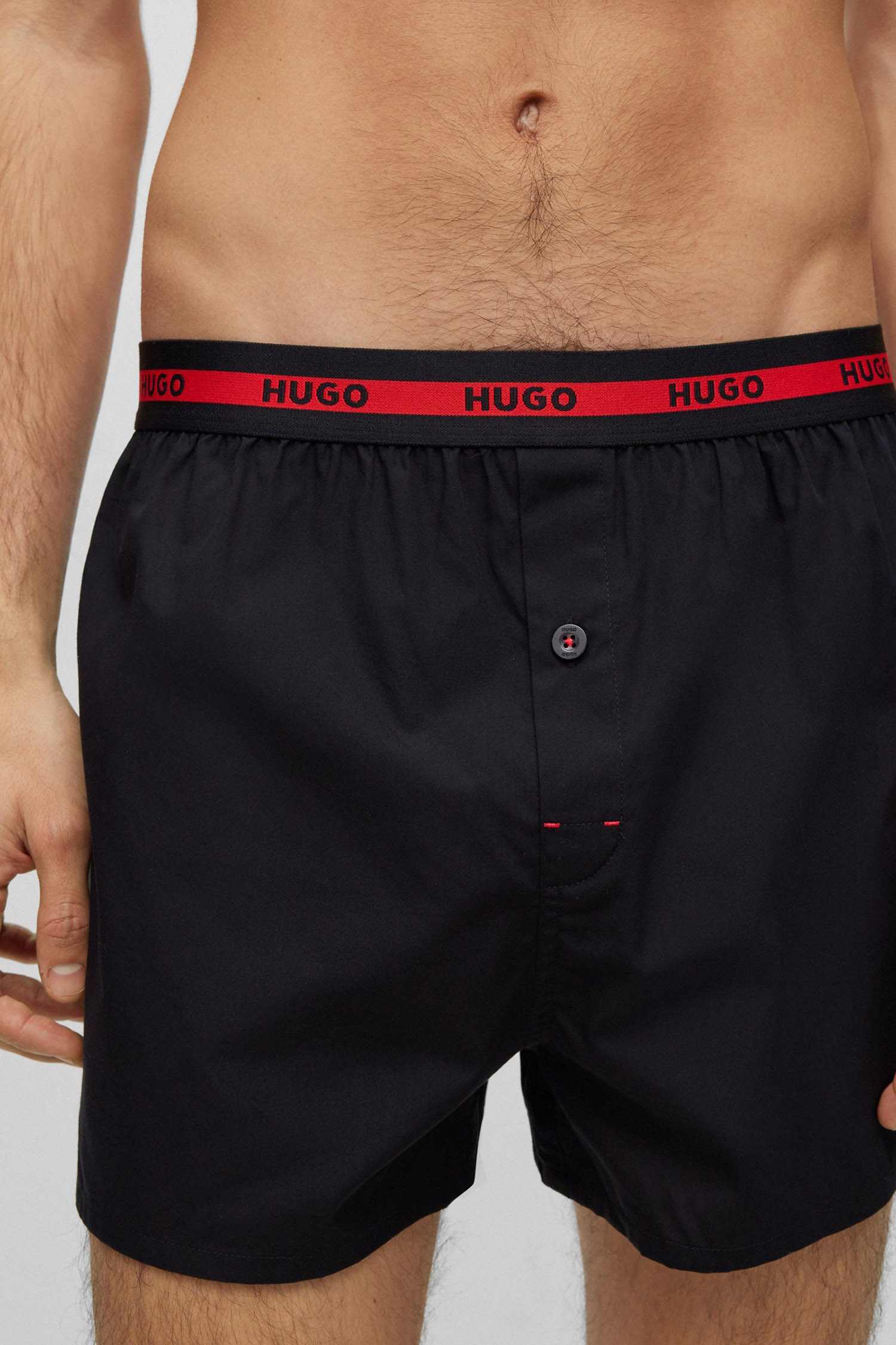 Чоловічі чорні труси (2 шт) HUGO 50493950;001