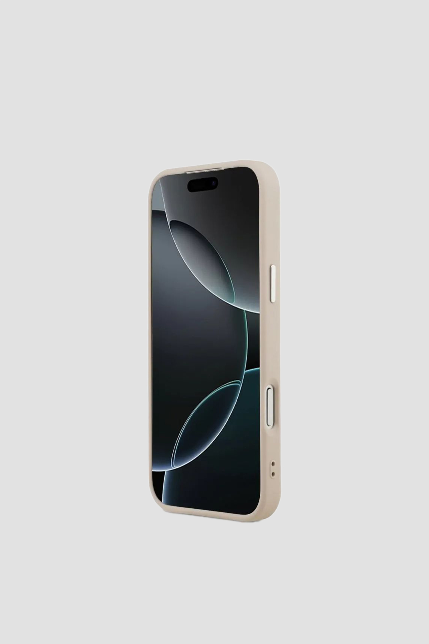 Пудровий чохол для телефону iPhone 17 Pro Max Guess GUHMP.17XPSDTSCMP;LOGO PINK