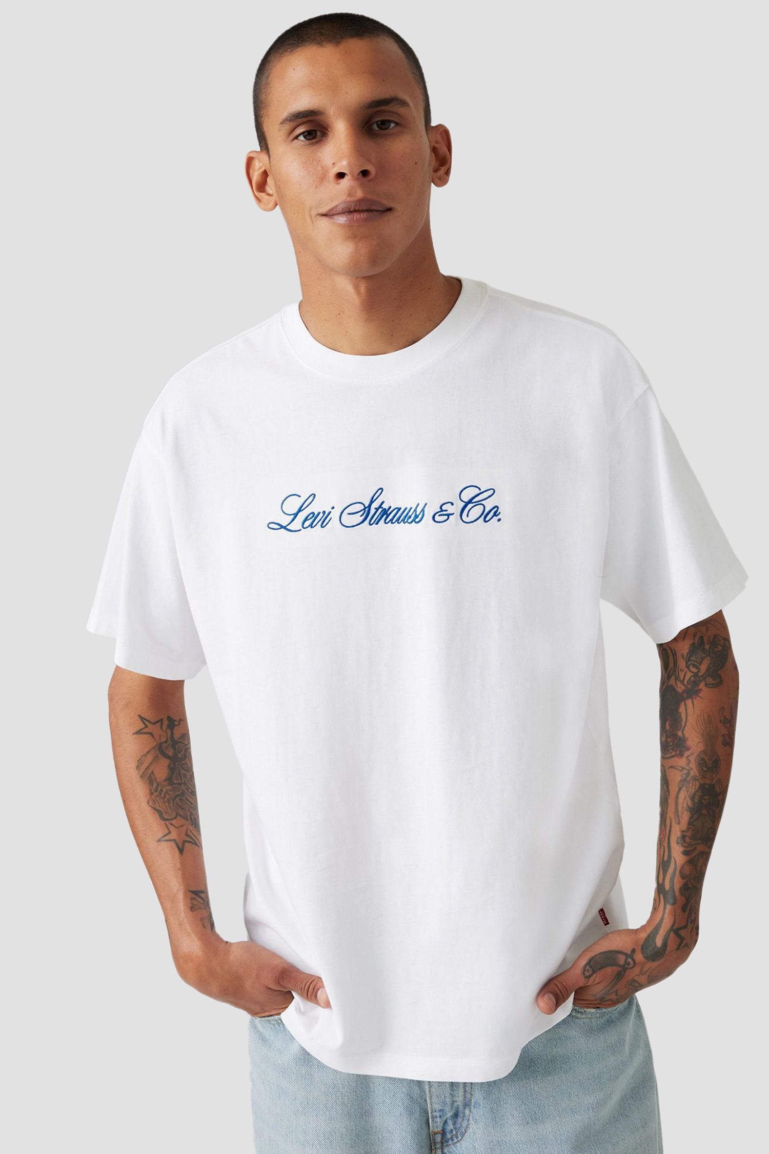 Мужская белая футболка Levi’s® 87373;0213