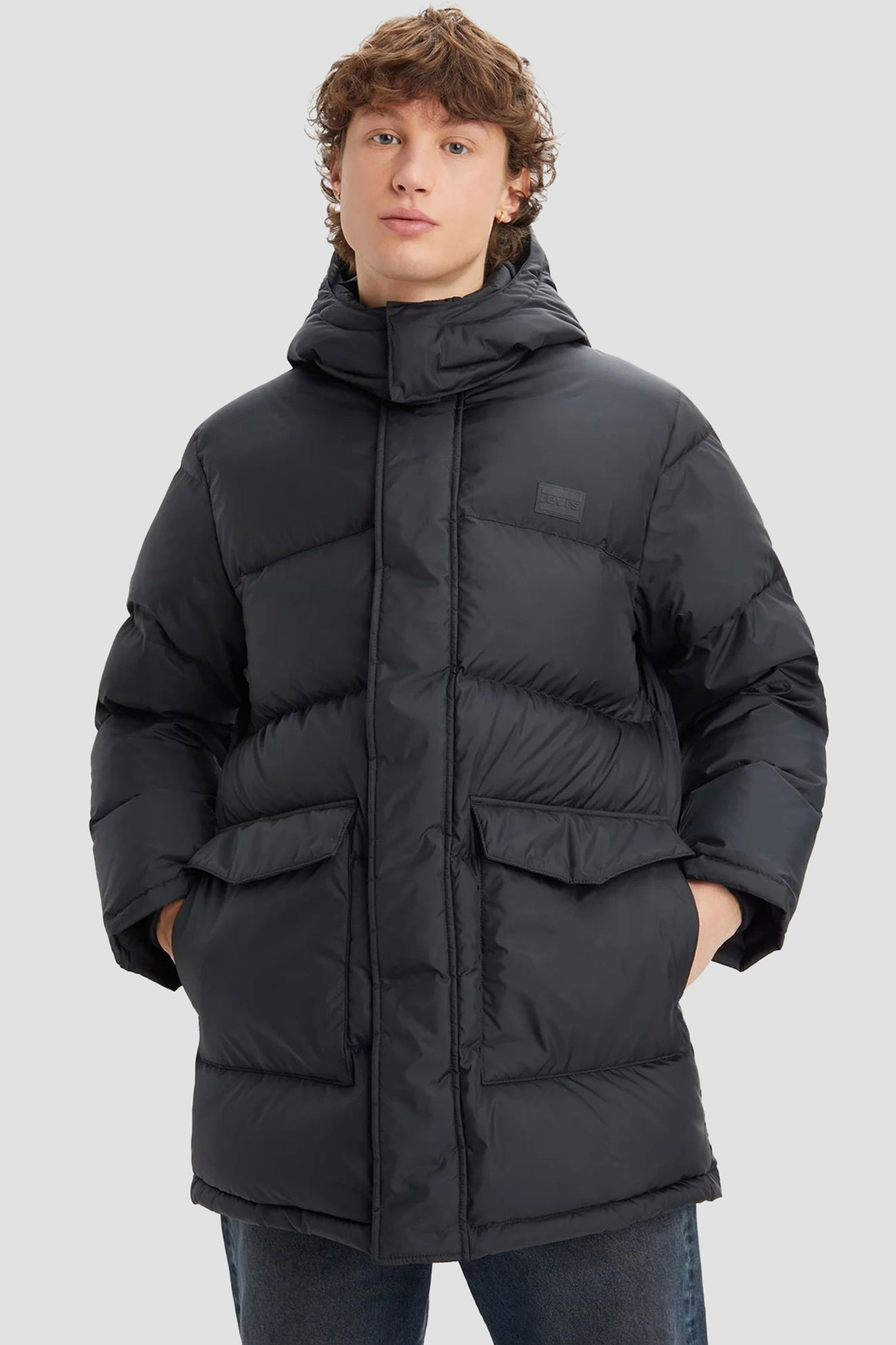 Мужской черный пуховик Levi’s® A5627;0000