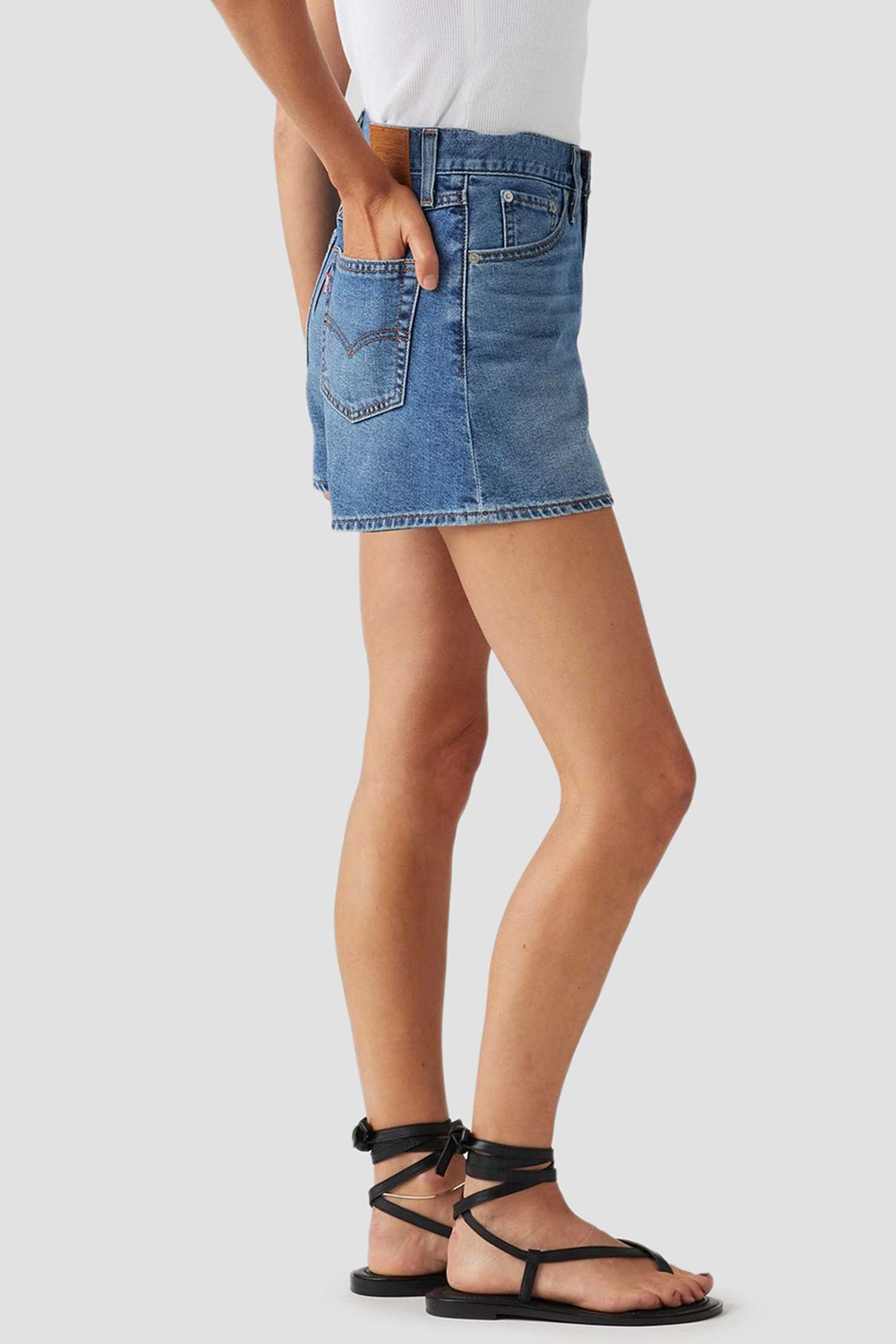 Женские синие джинсовые шорты 80's Mom Levi’s® A4695;0014