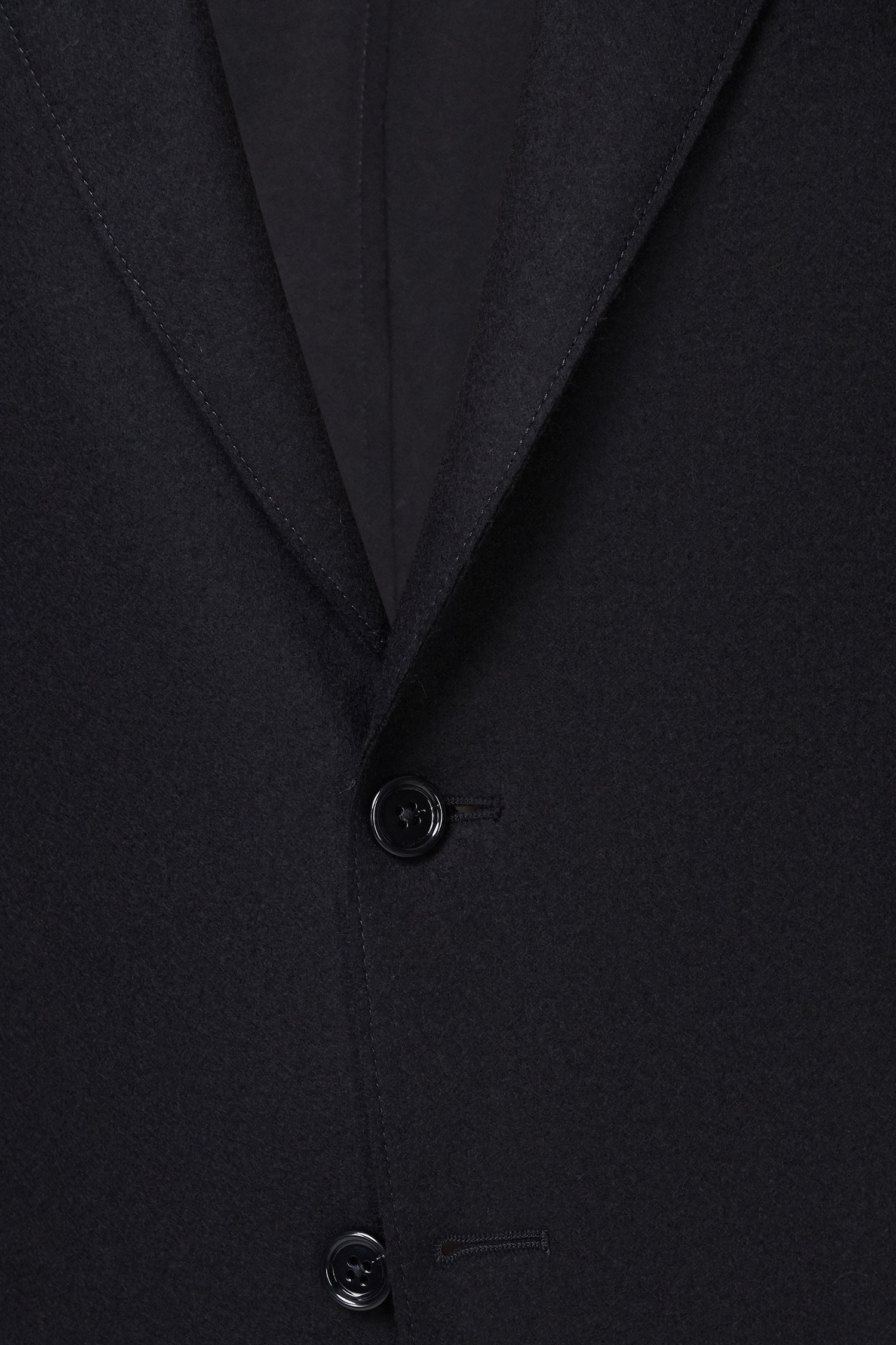 Мужской черный шерстяной блейзер BOSS 50502517;001