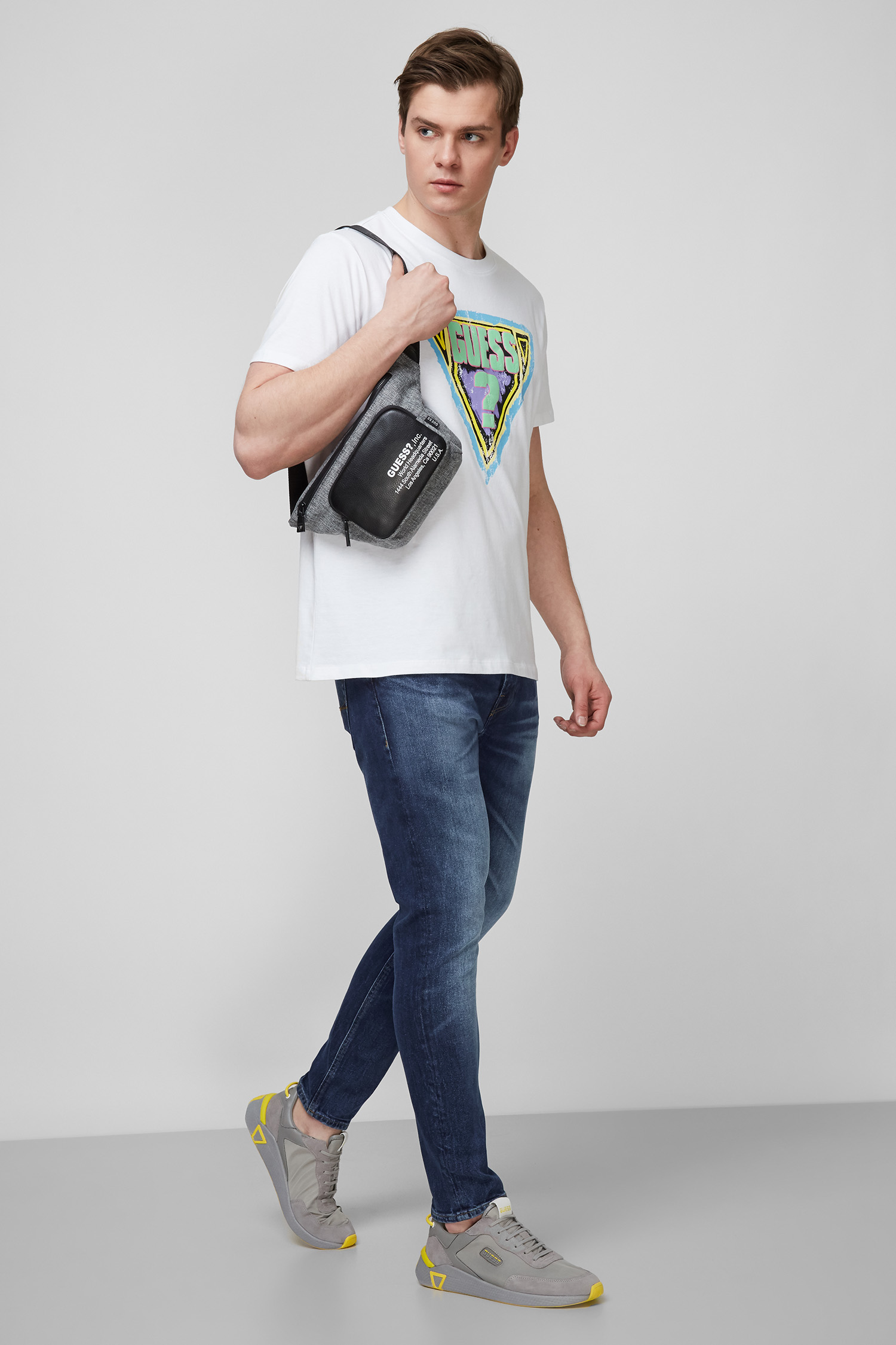 Мужские темно-синие джинсы Guess M1RA27.D46X5;WTLD