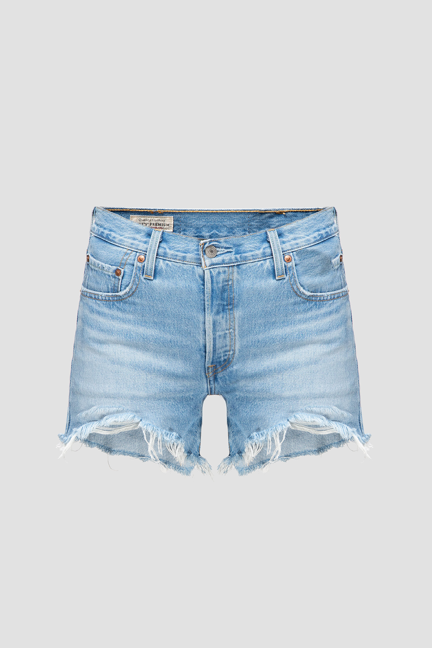 Жіночі блакитні джинсові шорти 501® High Rise Taille Haute Levi’s® 56327;0086