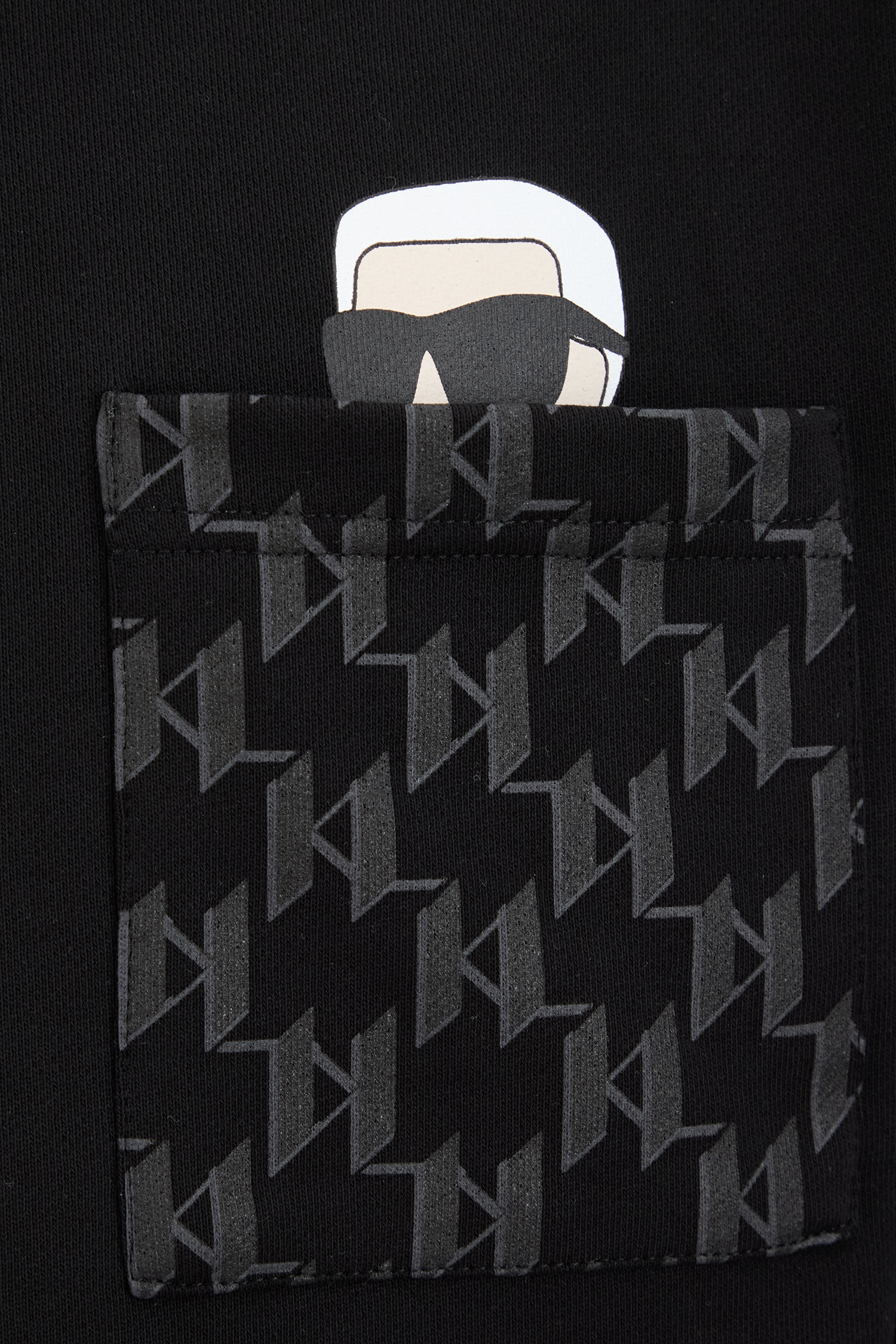 Мужской черный свитшот Karl Lagerfeld 551951.705097;990