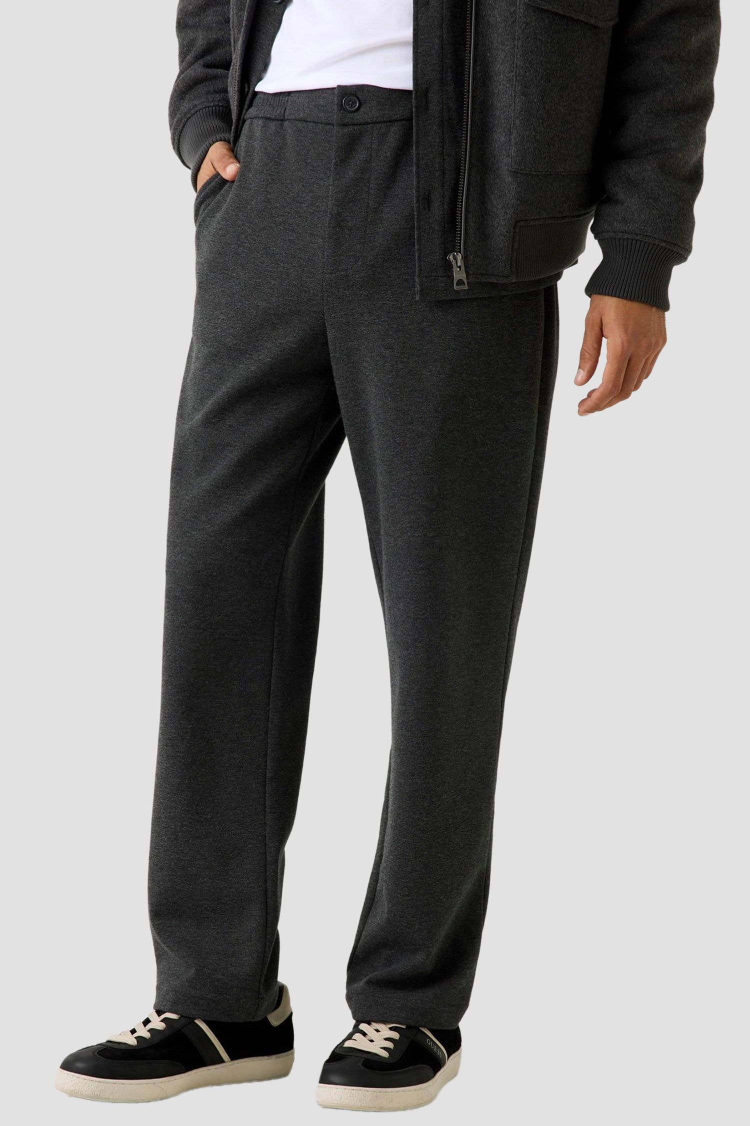 Чоловічі темно-сірі брюки Guess M5BB72.K0801;JTMU