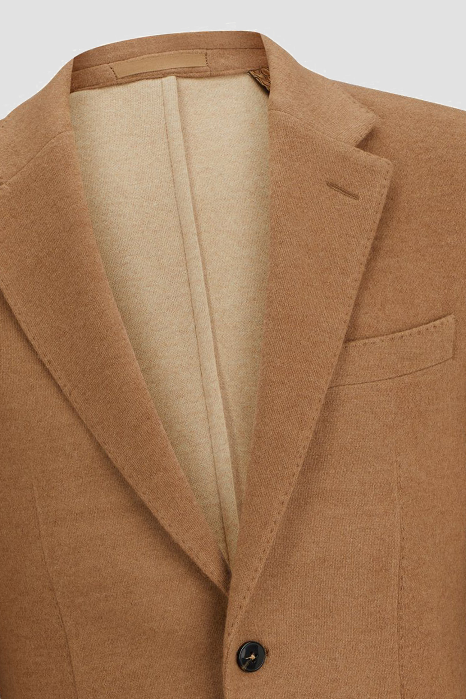 Мужской бежевый шерстяной блейзер BOSS 50502375;260