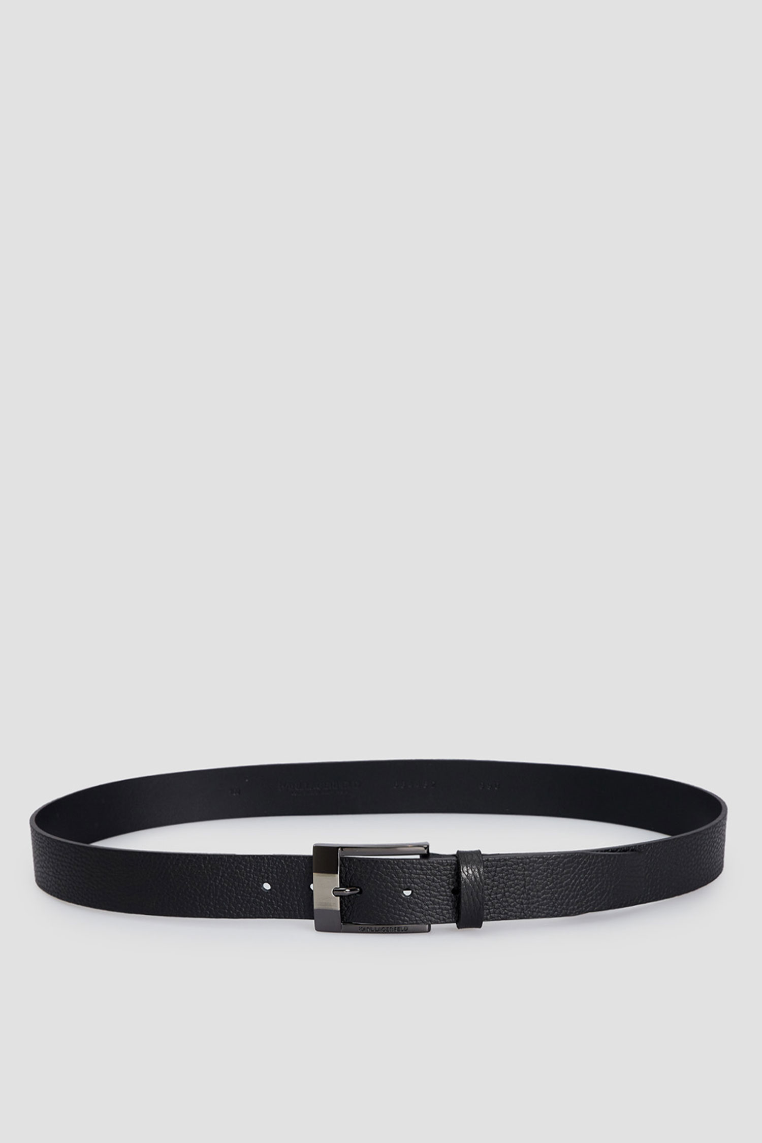 Чоловічий чорний шкіряний ремінь Karl Lagerfeld 534432.815300;990