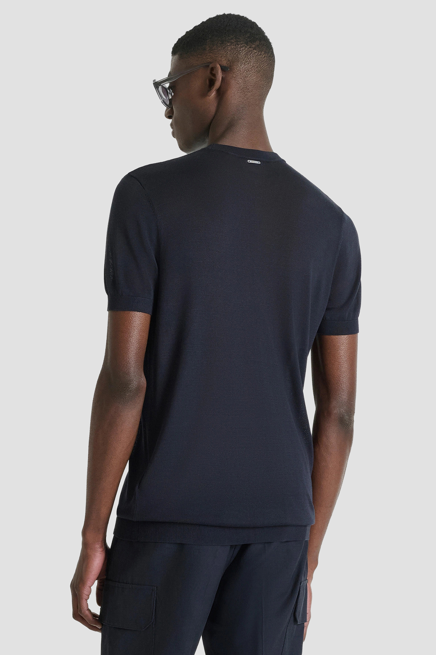 Мужской черный джемпер Antony Morato MMSW01587.YA500097;7139