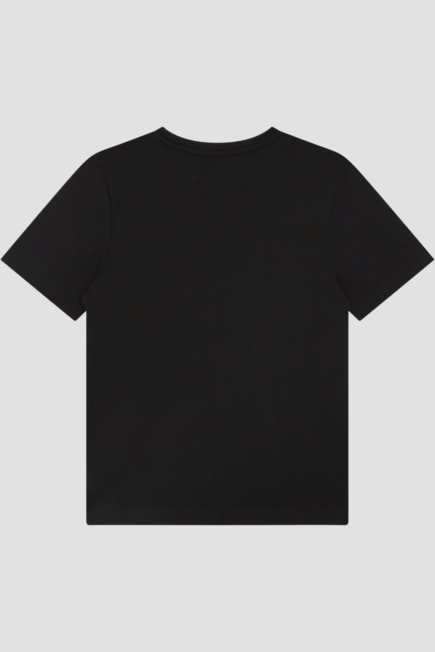 Детская черная футболка BOSS kids J25P24;09B