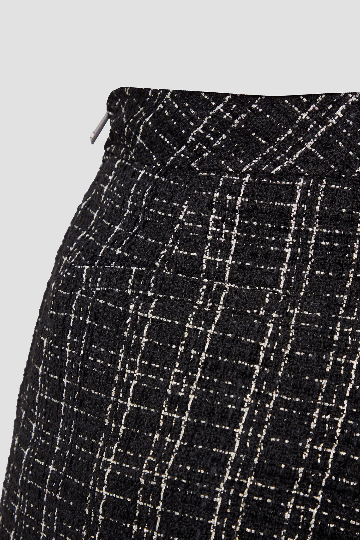 Женские черные твидовые шорты Guess W5BD65.W2382;JBLK