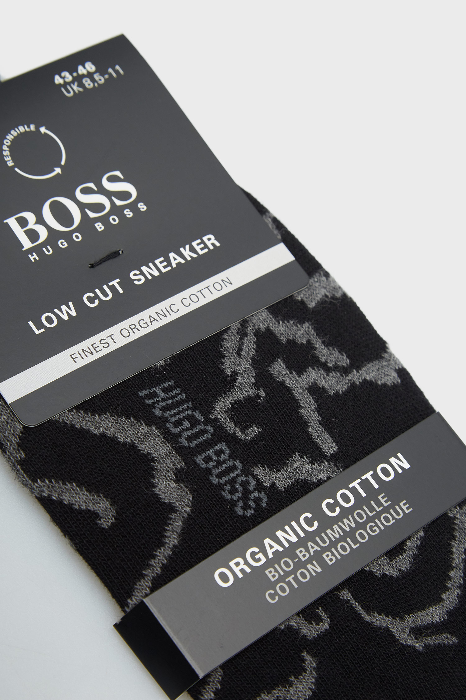 Чоловічі чорні сліди BOSS 50452821;001