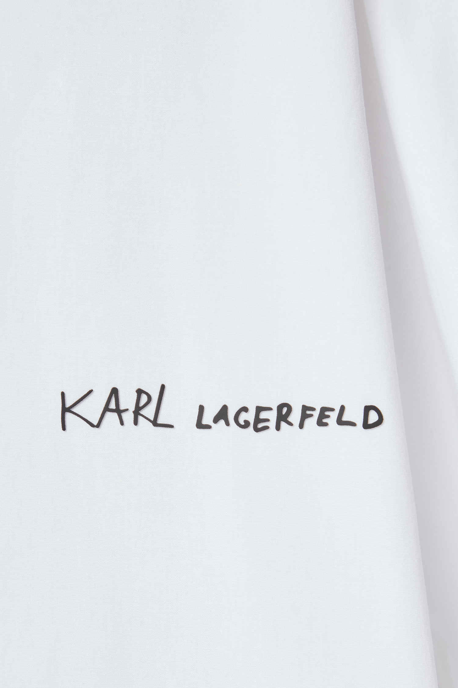Мужская белая рубашка Karl Lagerfeld 553600.605976;10