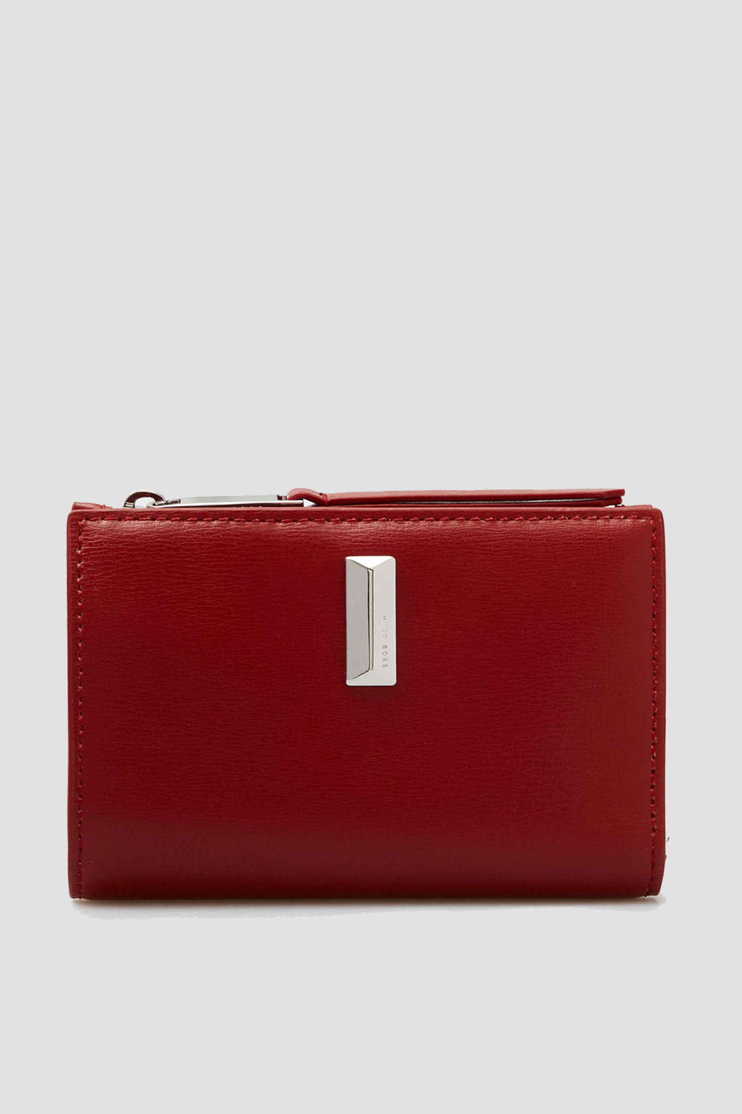 Красный кожаный кошелек для девушек BOSS 50443025;618