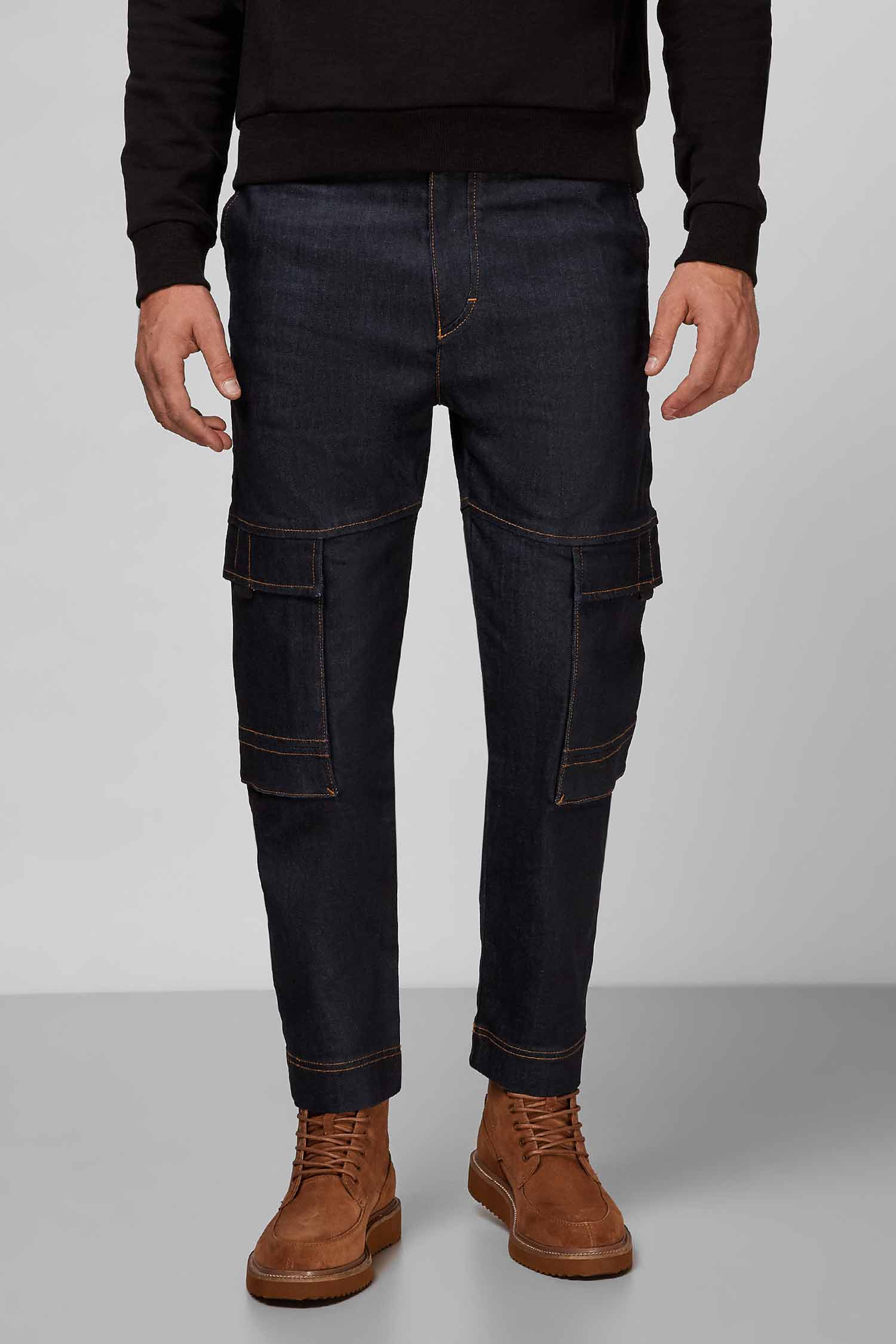 Мужские темно-синие джинсы HUGO 50461875;401