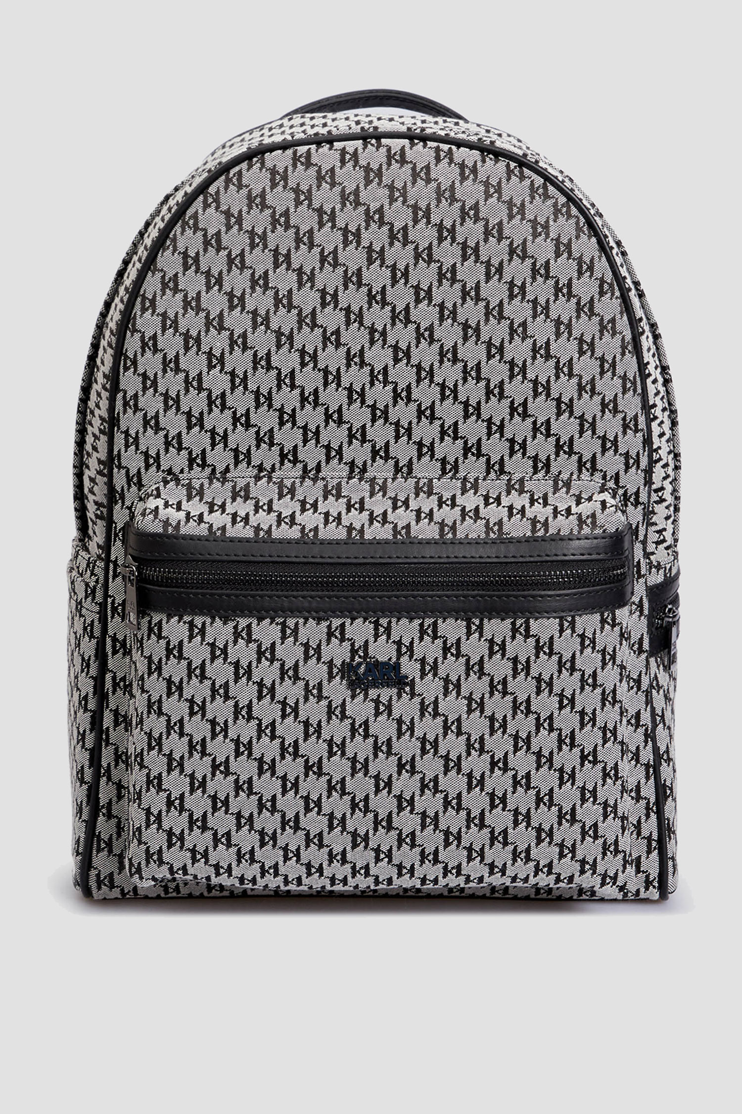 Чоловічий сірий рюкзак з візерунком Karl Lagerfeld 532115.805908;990