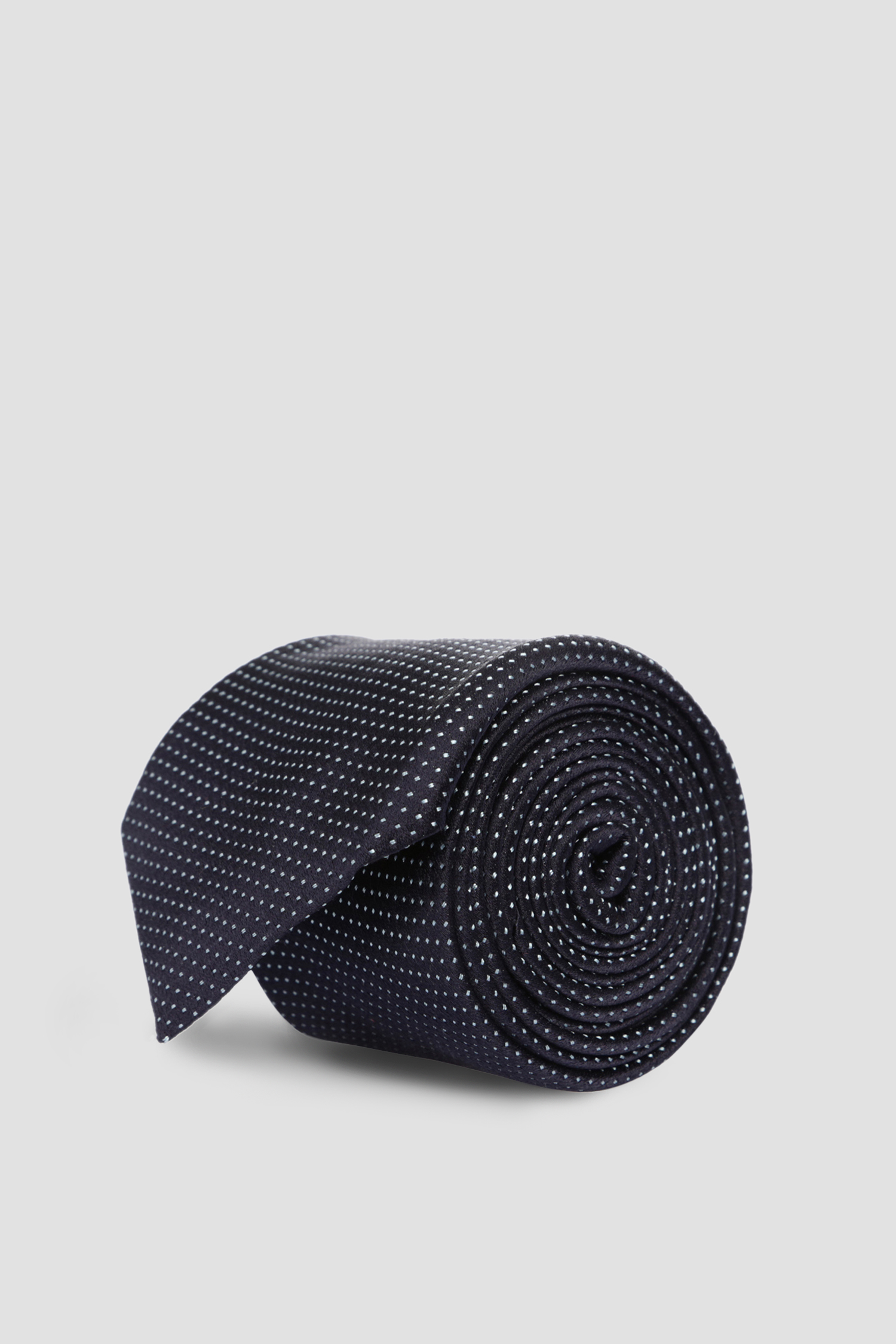 Мужской темно-синий галстук в горошек Karl Lagerfeld 592153.805100;690