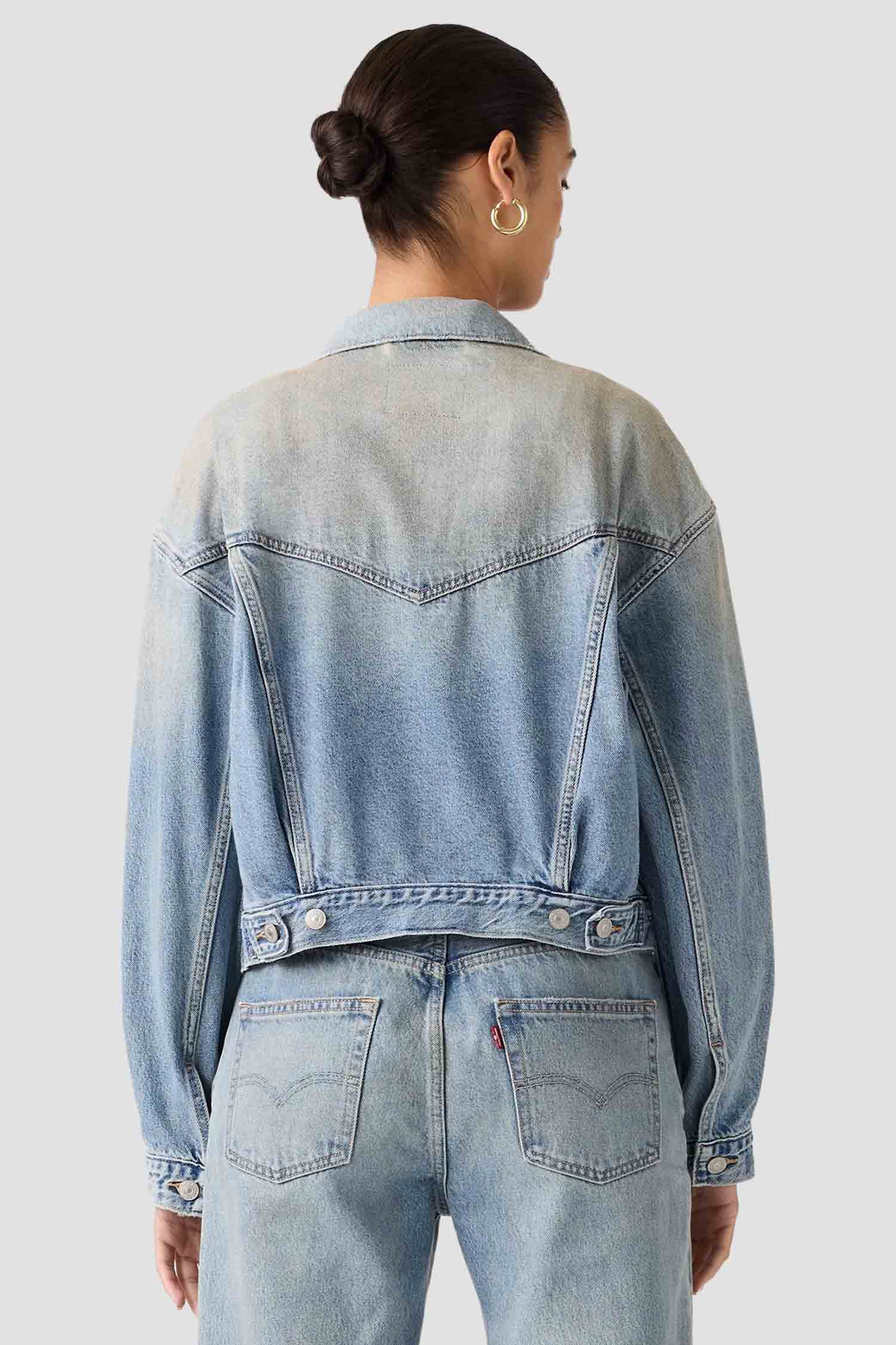 Жіноча блакитна джинсова куртка Levi’s® A9155;0022