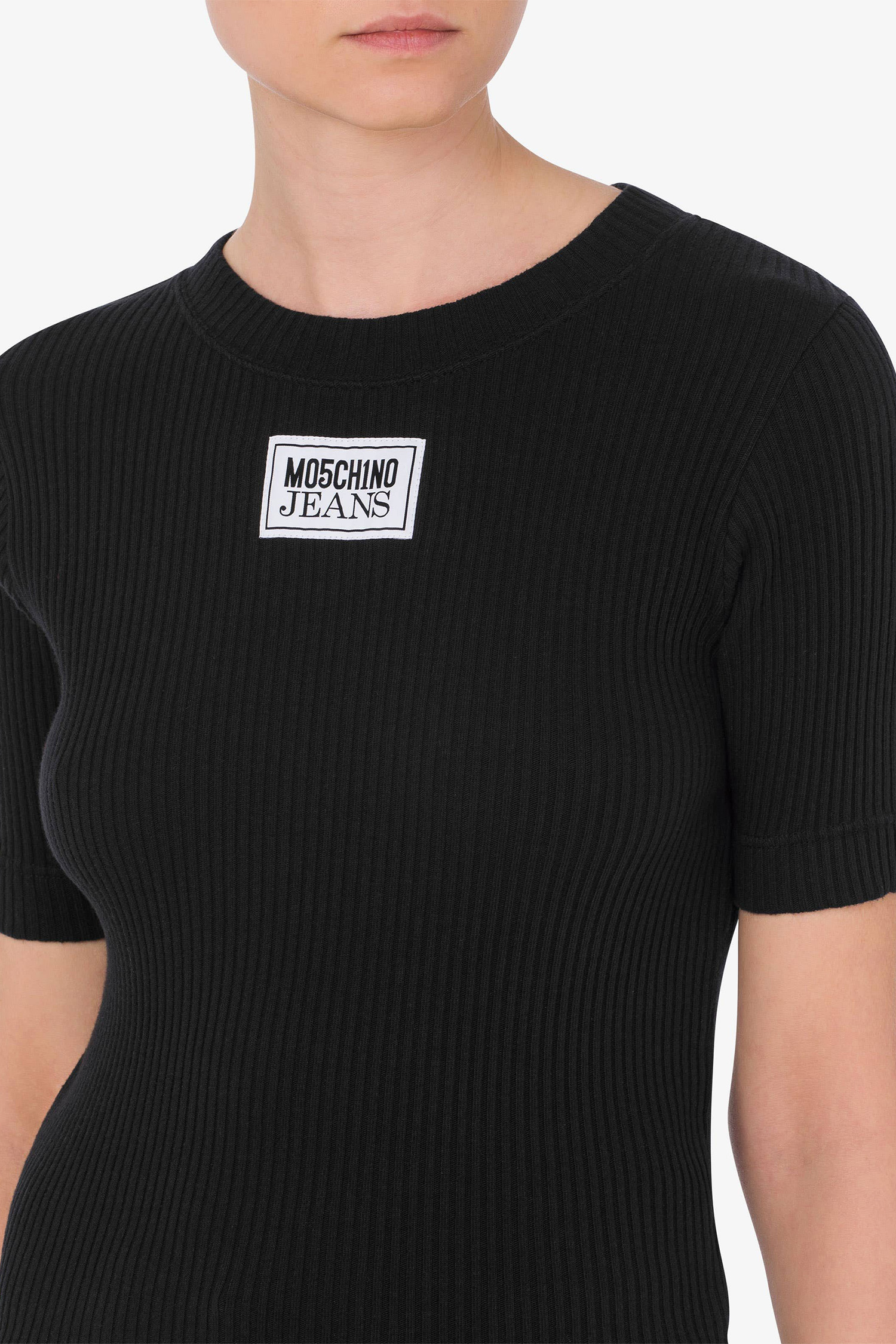 Женский черный топ Moschino A1211.8766;0555