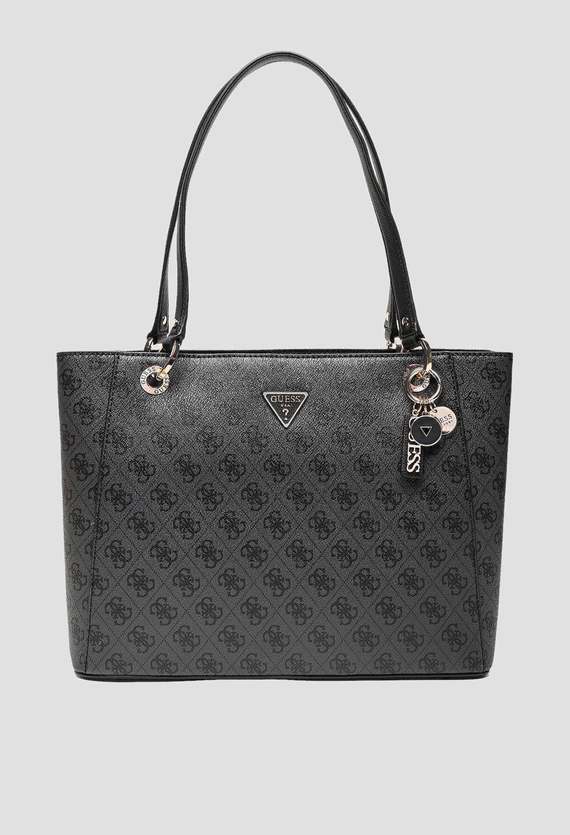 Женская темно-серая сумка с узором Guess HWBG78.79250;CLO — Ultrashop