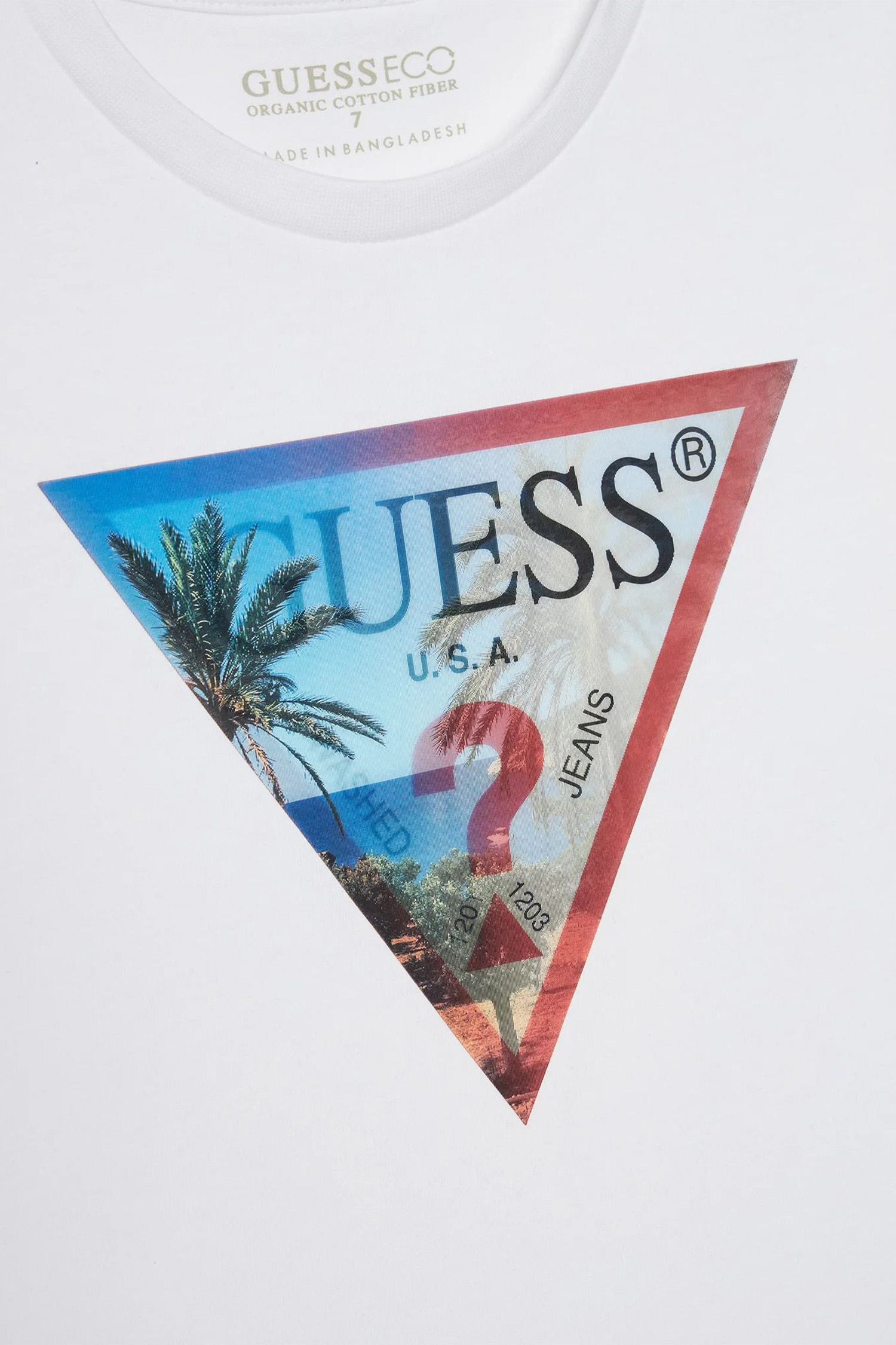 Детская белая футболка Guess Kids L5GI26.K8HM4;G011