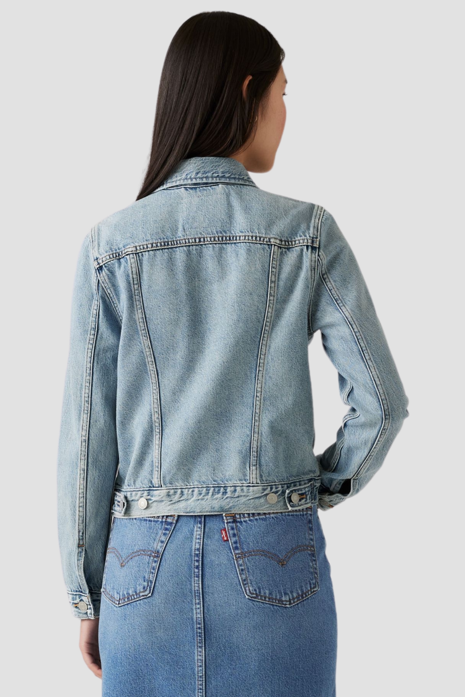 Жіноча блакитна джинсова куртка Levi’s® 29945;0100