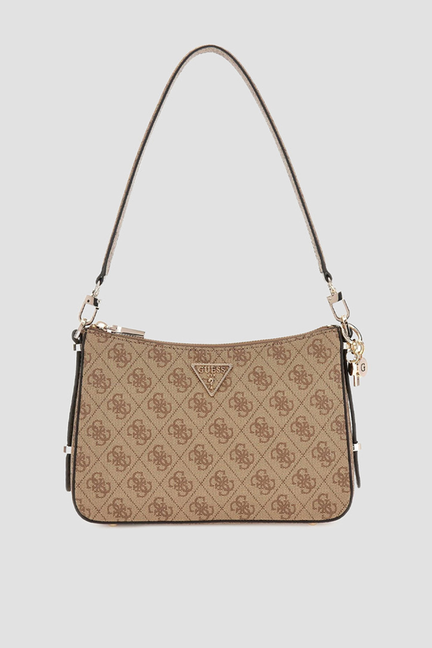 Женская бежевая сумка с узором Guess HWESG9.51018;LTL