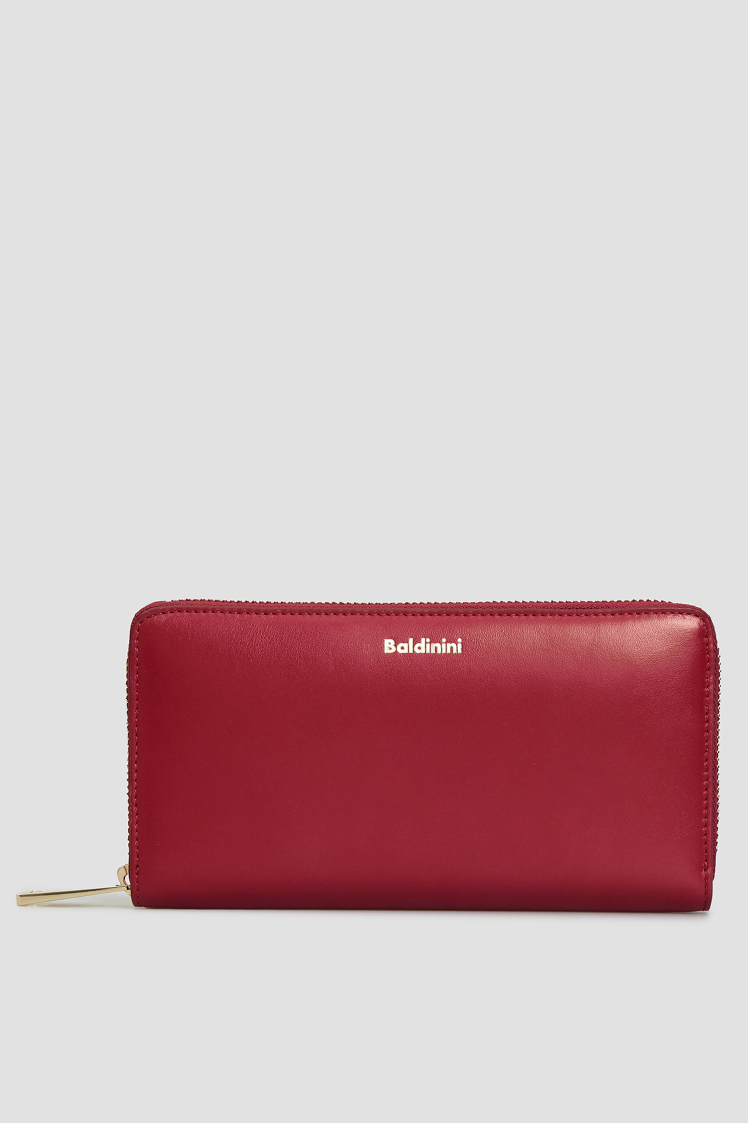 Бордовый кожаный кошелек для девушек Baldinini P2B002FIRE;7040