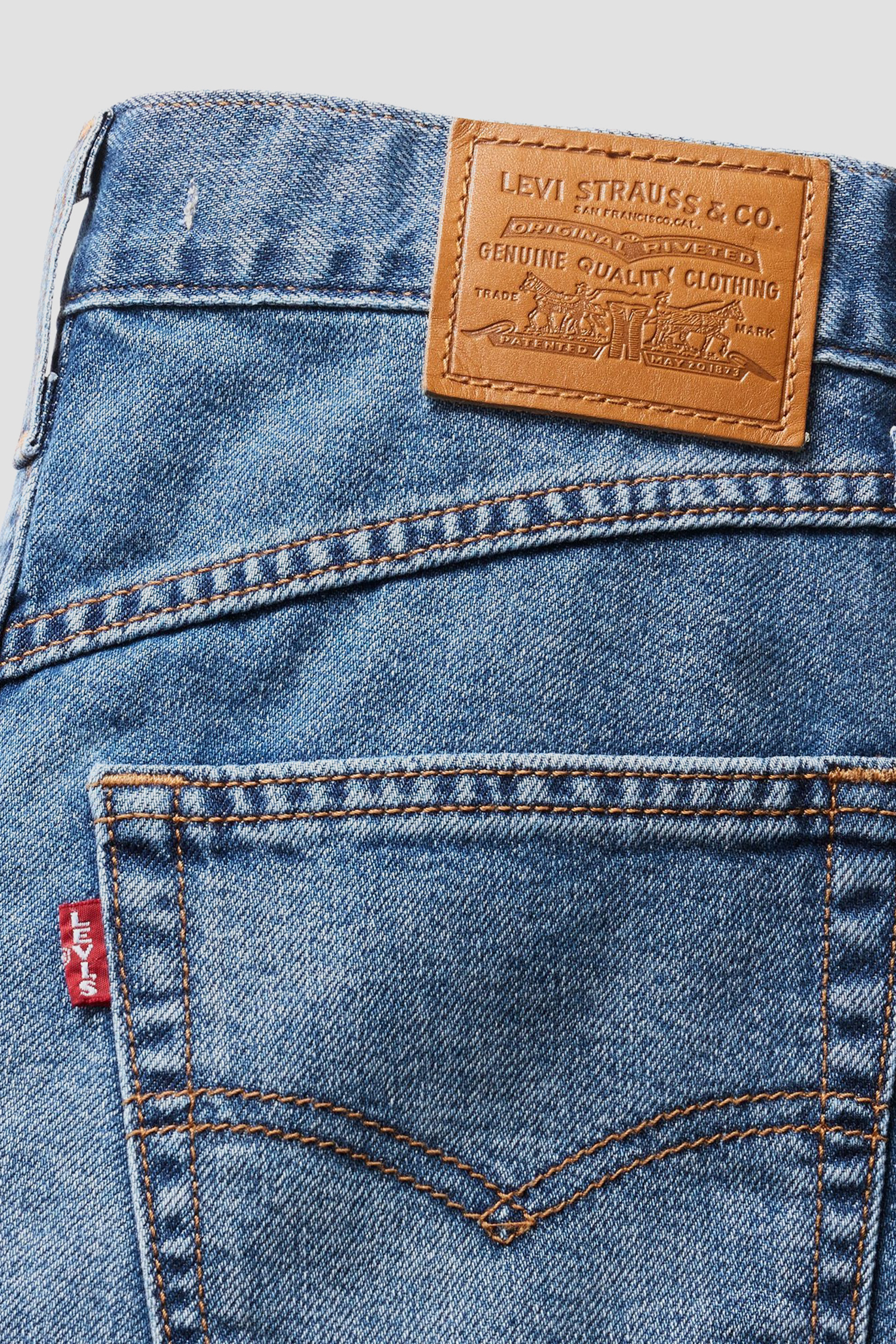 Женские синие джинсовые шорты 80's Mom Levi’s® A4695;0014