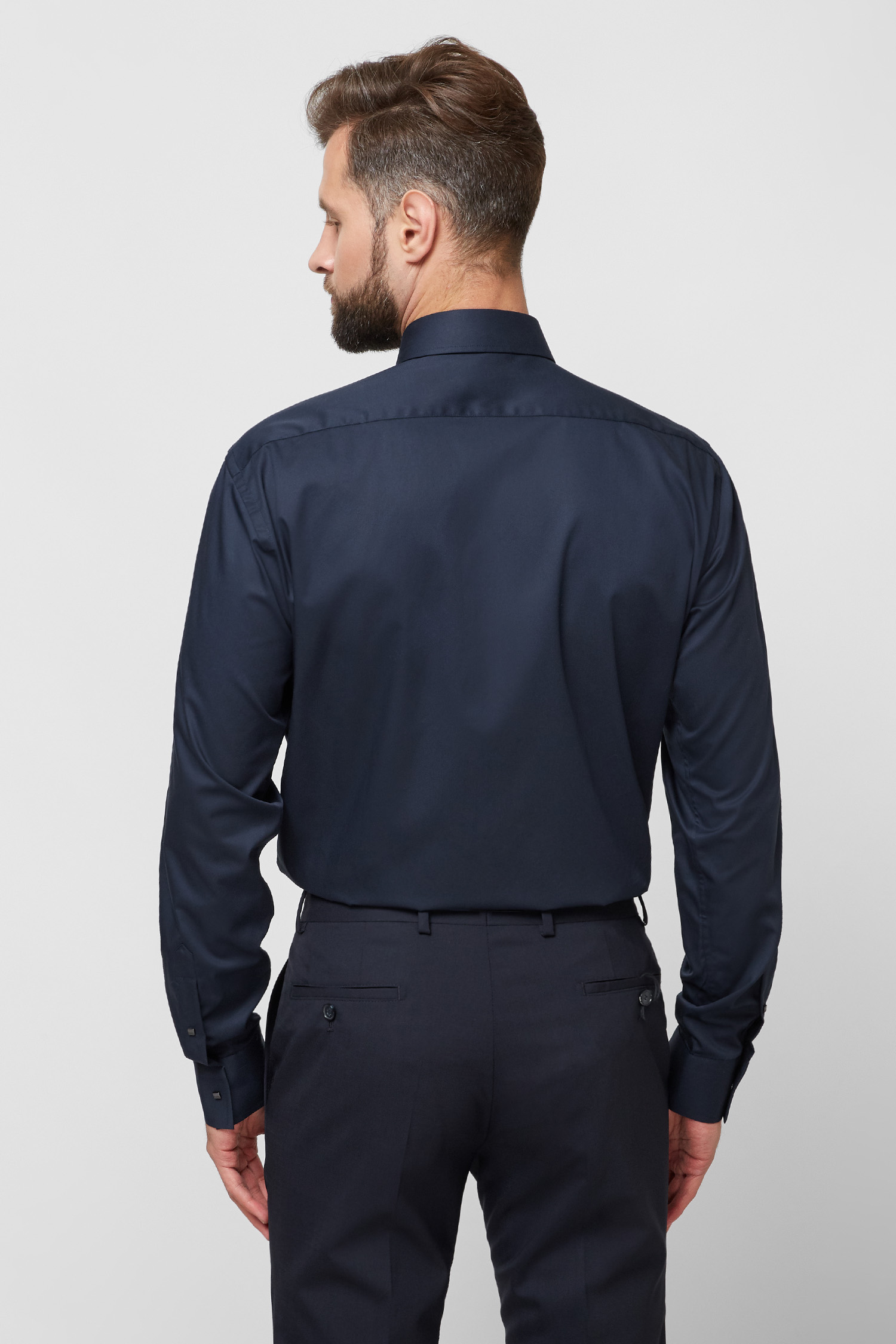 Мужская синяя рубашка Karl Lagerfeld 500699.605000;690