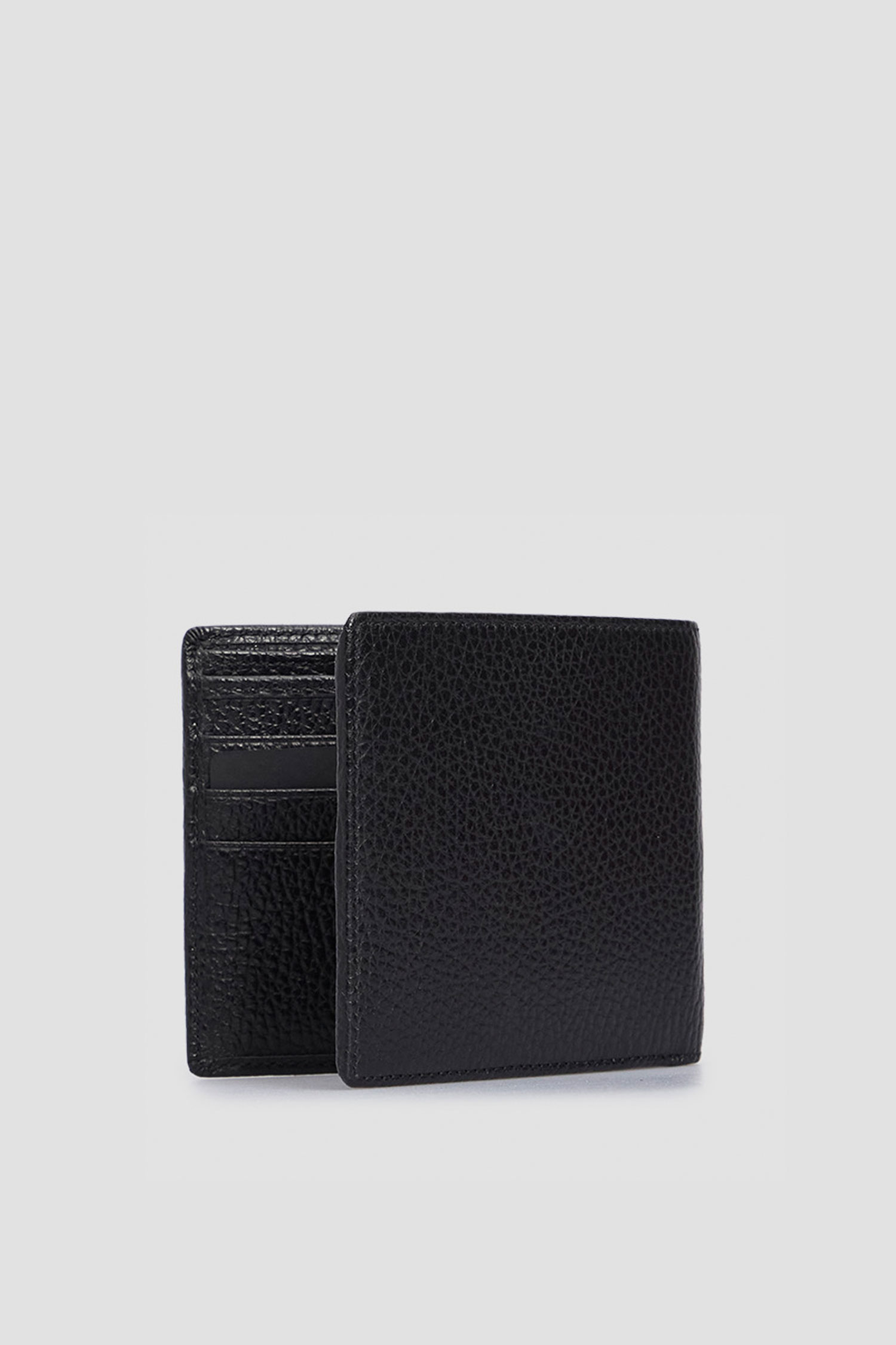 Мужской черный кожаный кошелек BALDININI Q3A003XXCERV;0000