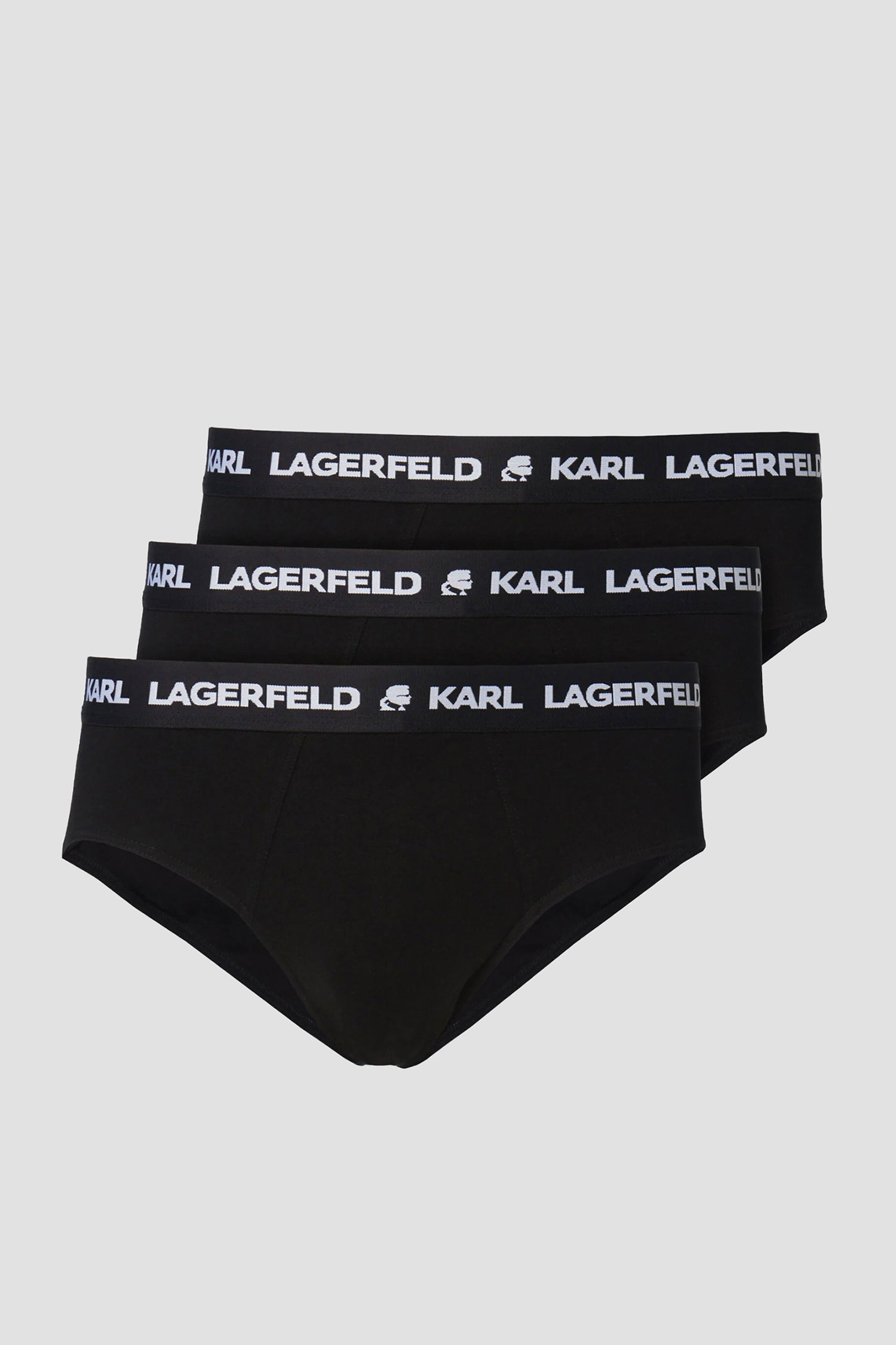 Мужские черные брифы (3 шт) Karl Lagerfeld A1M47152;999