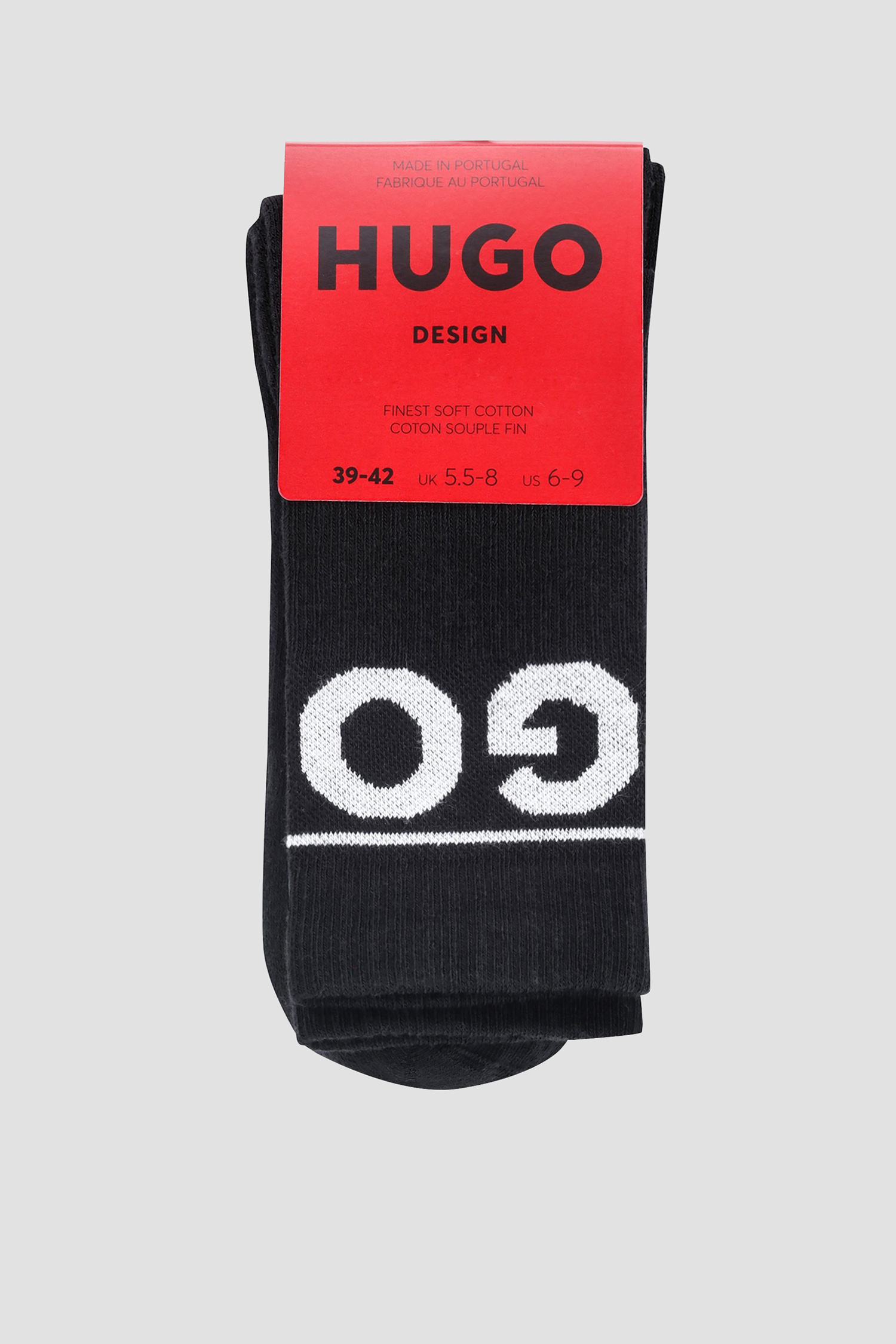 Мужские черные носки (2 пары) HUGO 50468419;001