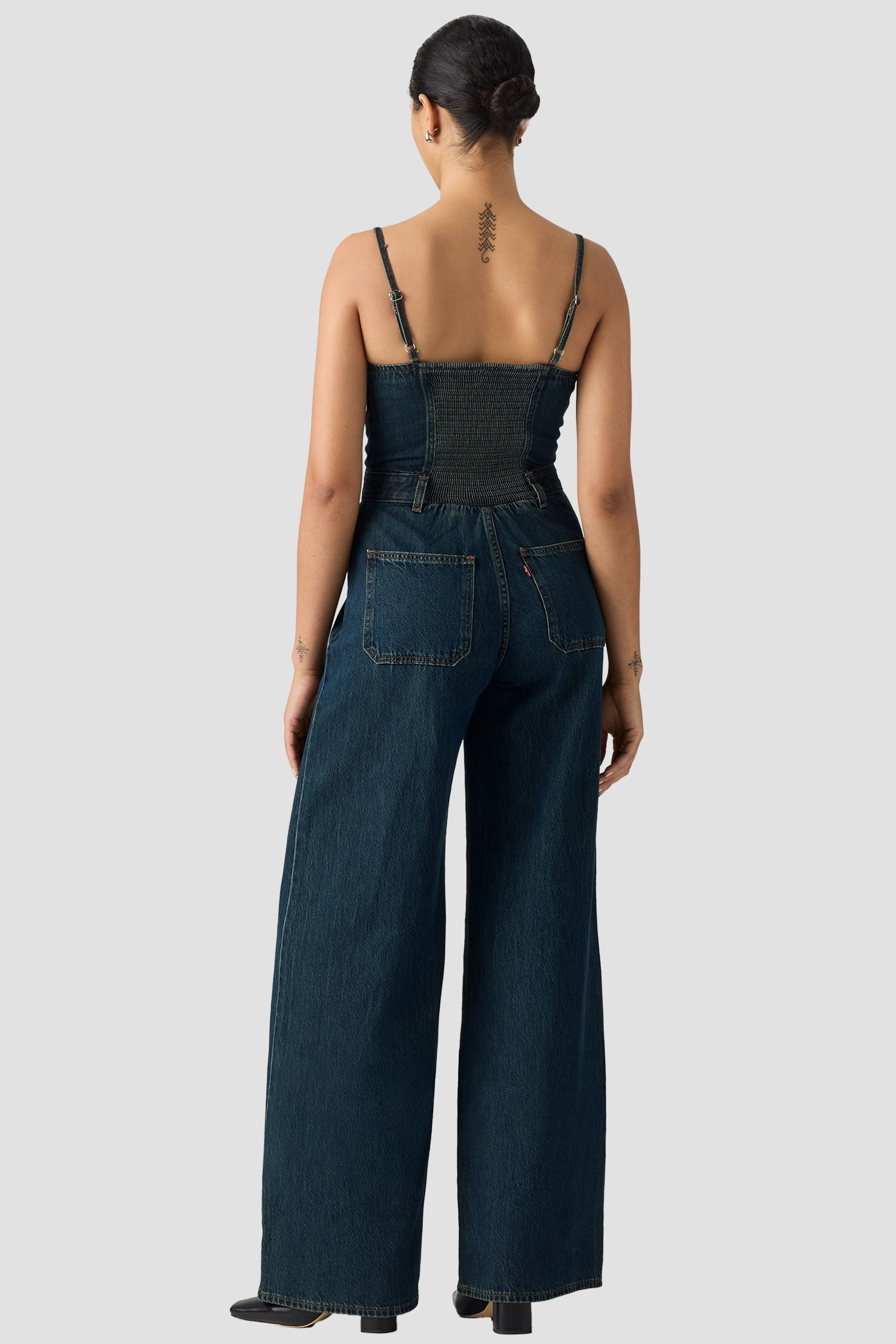 Женский темно-синий джинсовый комбинезон Levi’s® 0088T;0002