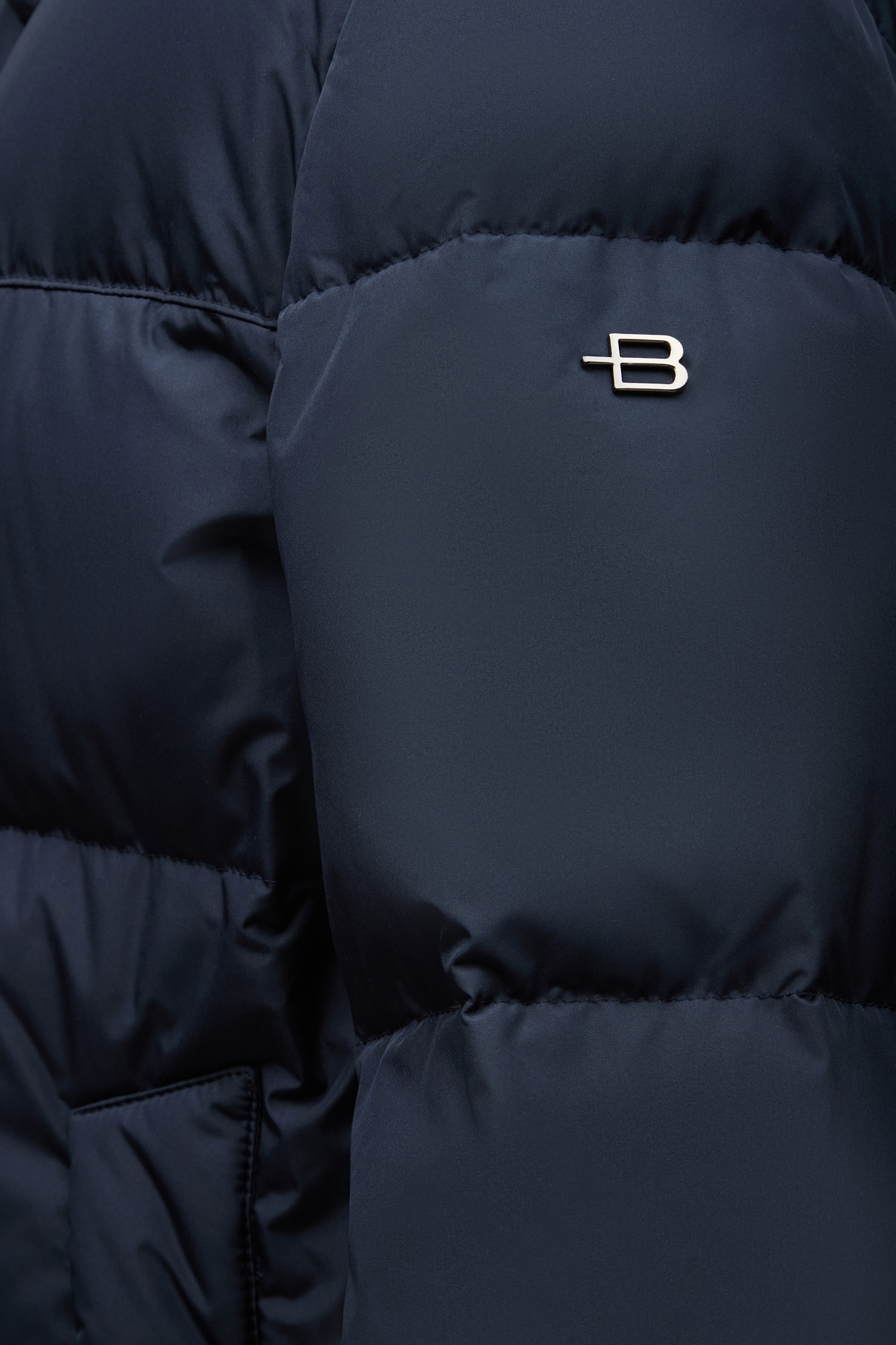 Чоловічий темно-синій пуховик BALDININI E5B055XXSPRI;1507