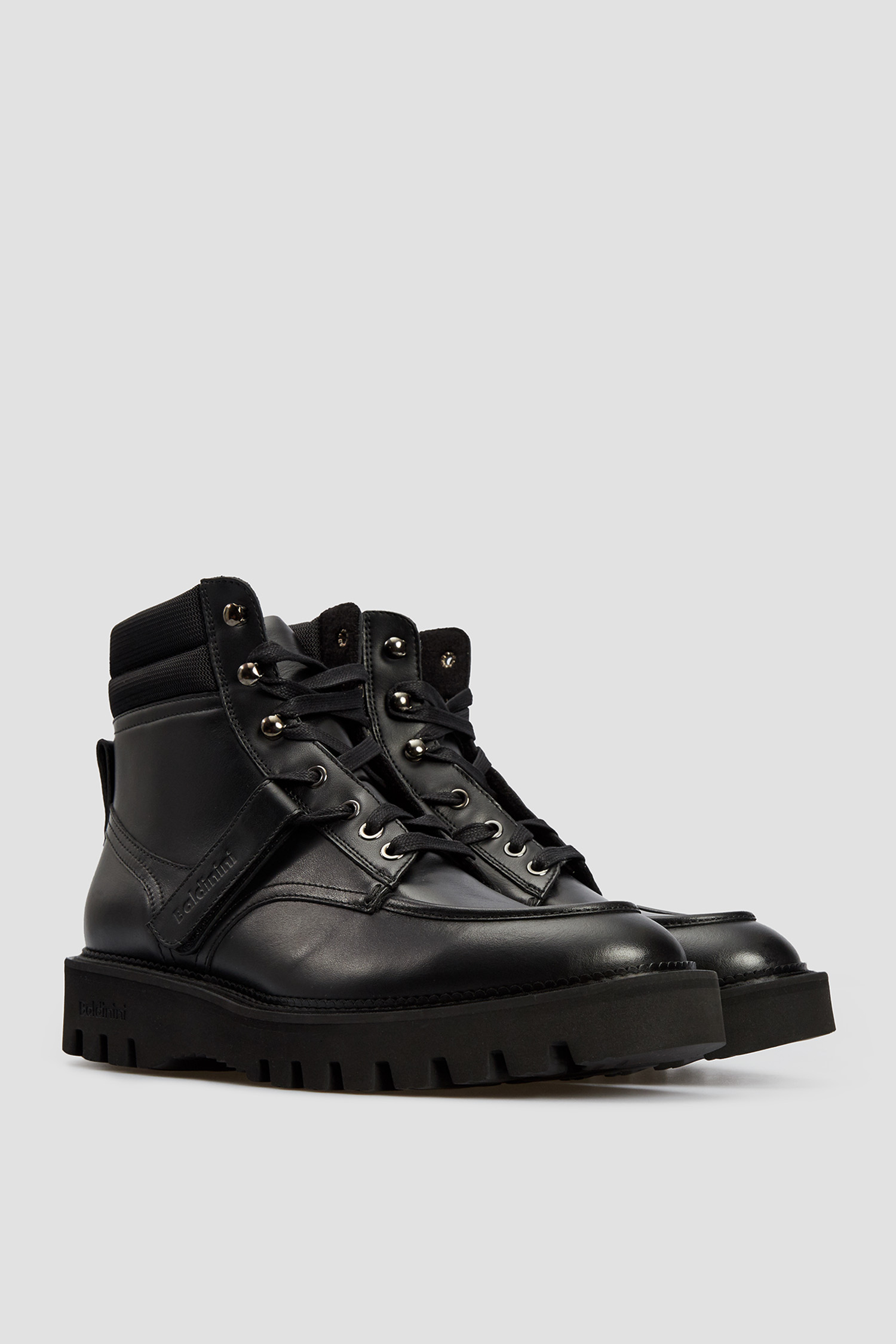 Мужские черные кожаные ботинки BALDININI U2B738MWNK;NENE