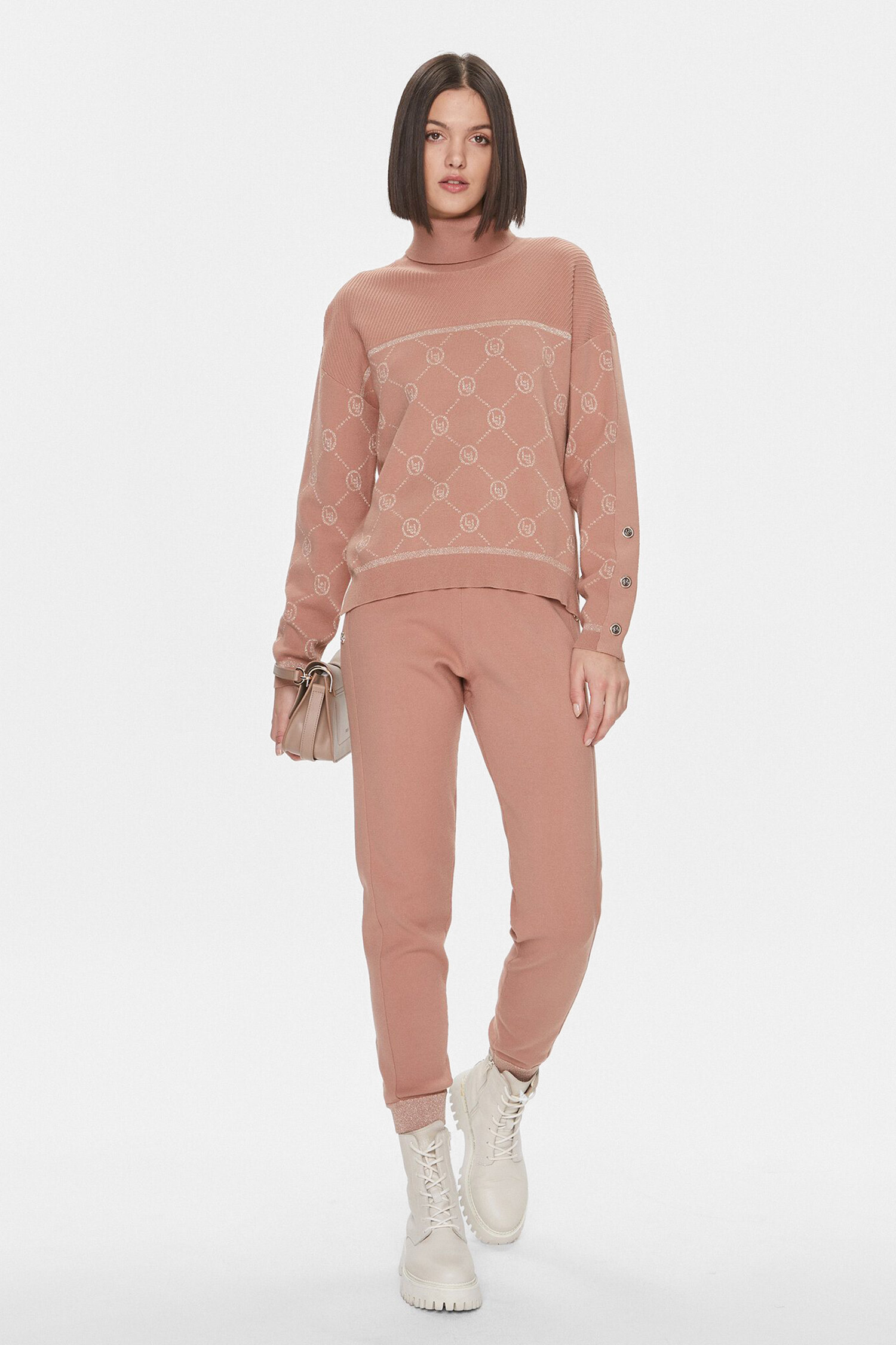 Жіночий рожевий гольф Liu Jo TF3206.MA63L;61221