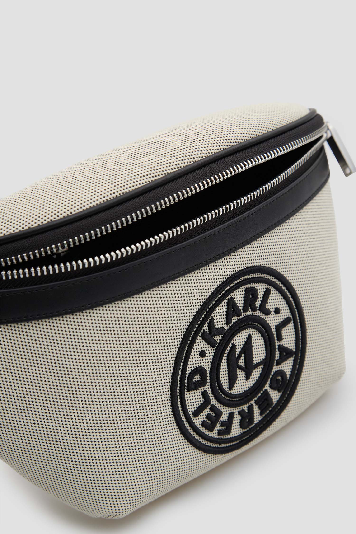 Мужская бежевая поясная сумка Karl Lagerfeld B2M30197;106