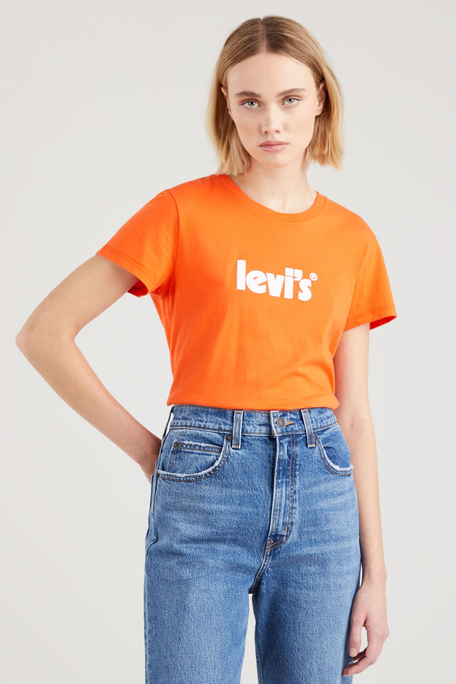 Жіноча помаранчева футболка Levi’s® 17369;1758