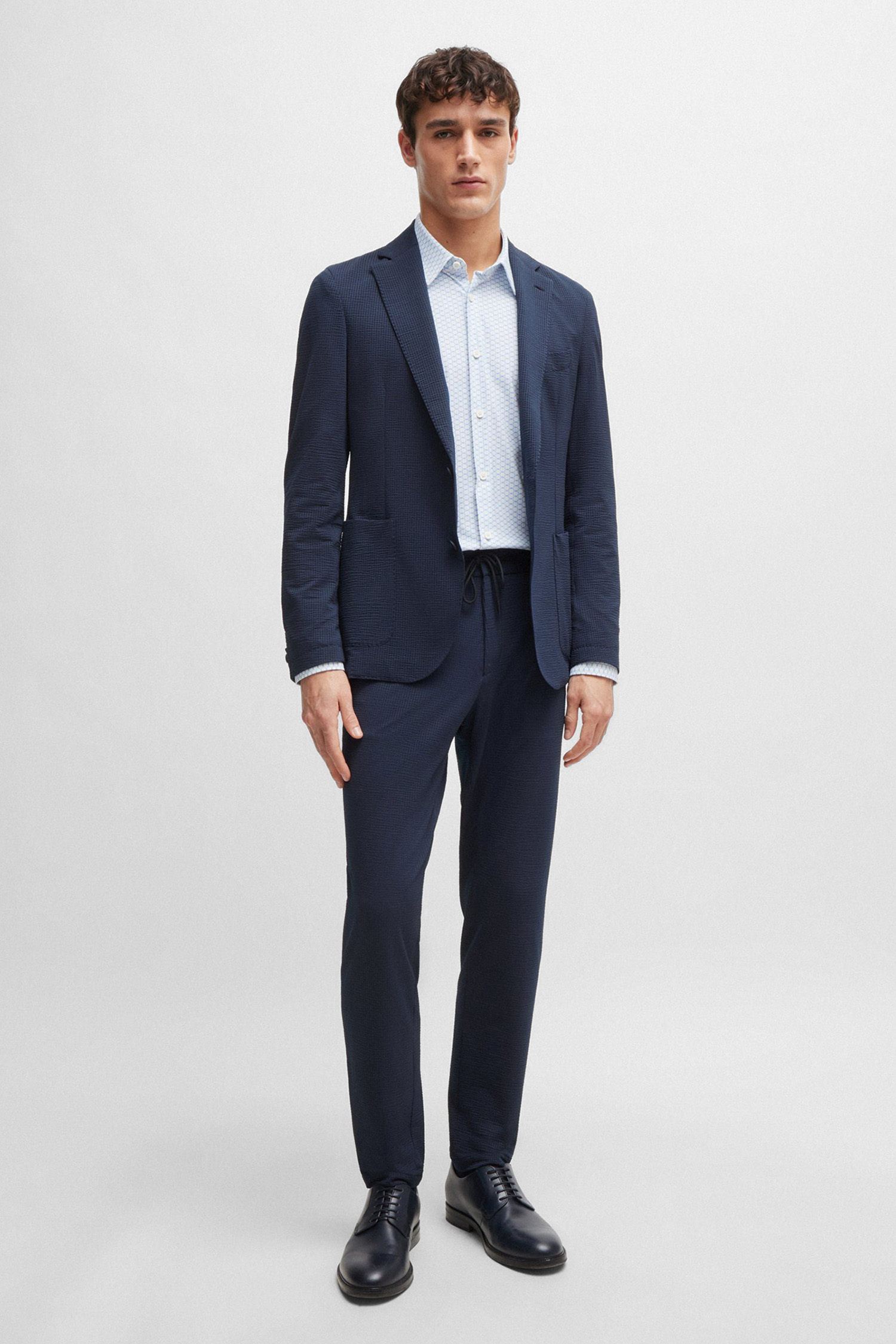 Чоловіча сорочка з візерунком BOSS 50513590;100