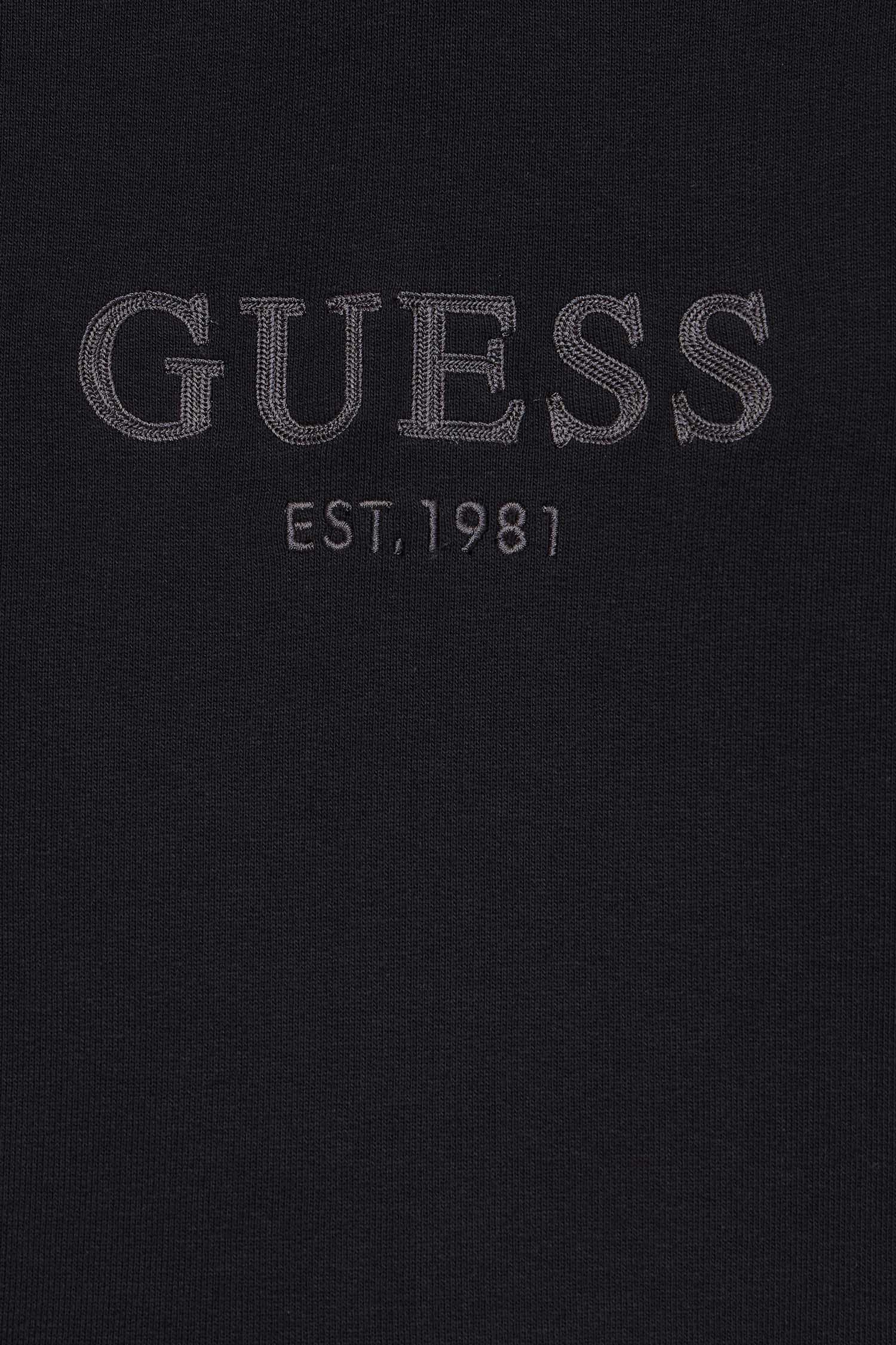 Чоловіче чорне худі Guess M6YQ36.K4243;JBLK
