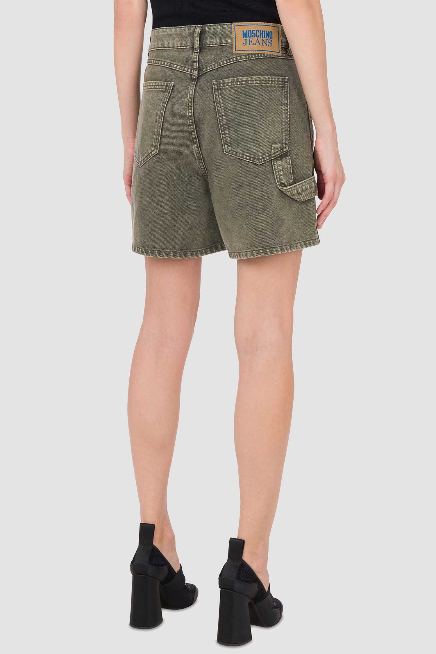 Жіночі сірі джинсові шорти Moschino A0330.3218;1517
