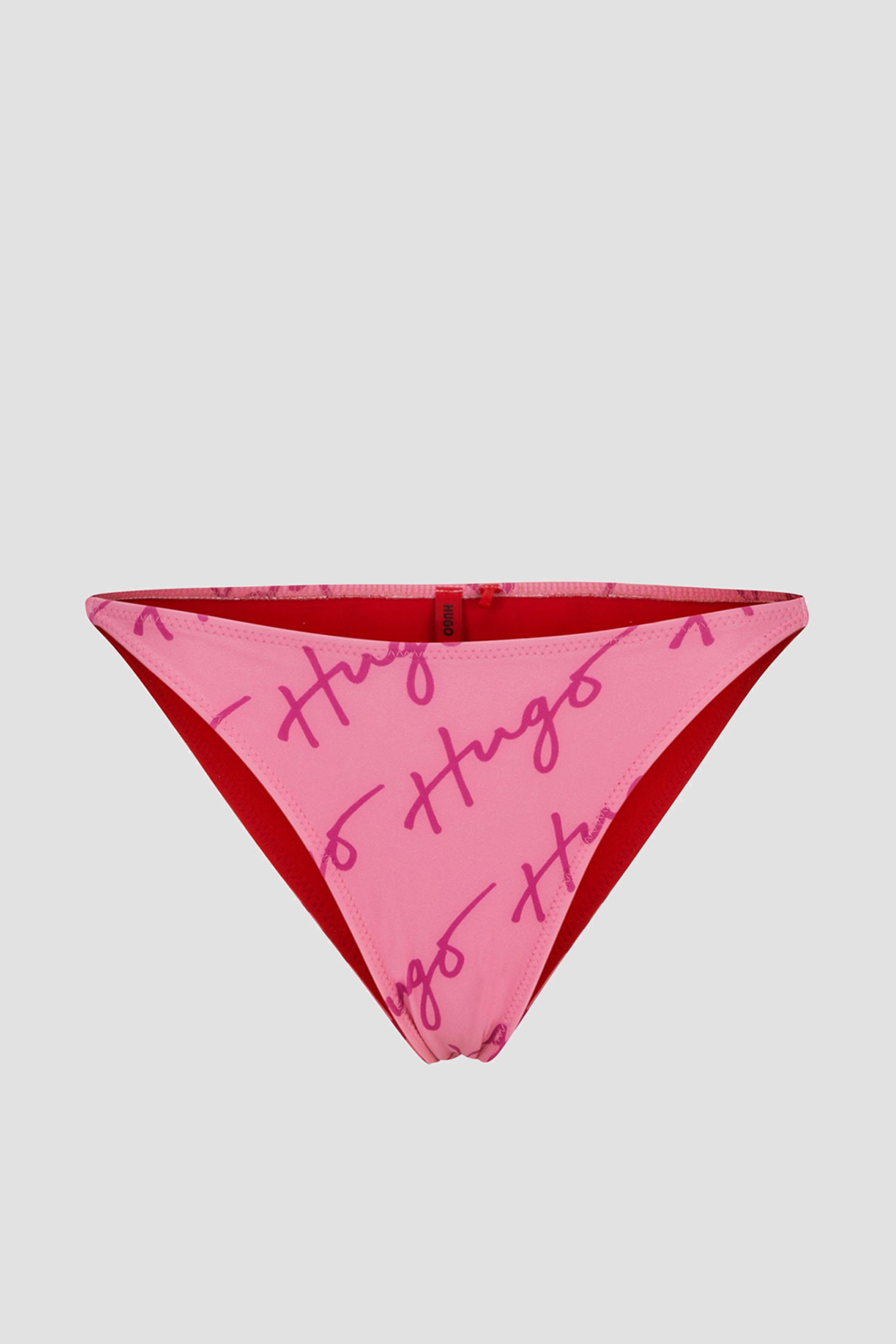 Жіночі рожеві трусики від купальника з візерунком HUGO 50510800;980