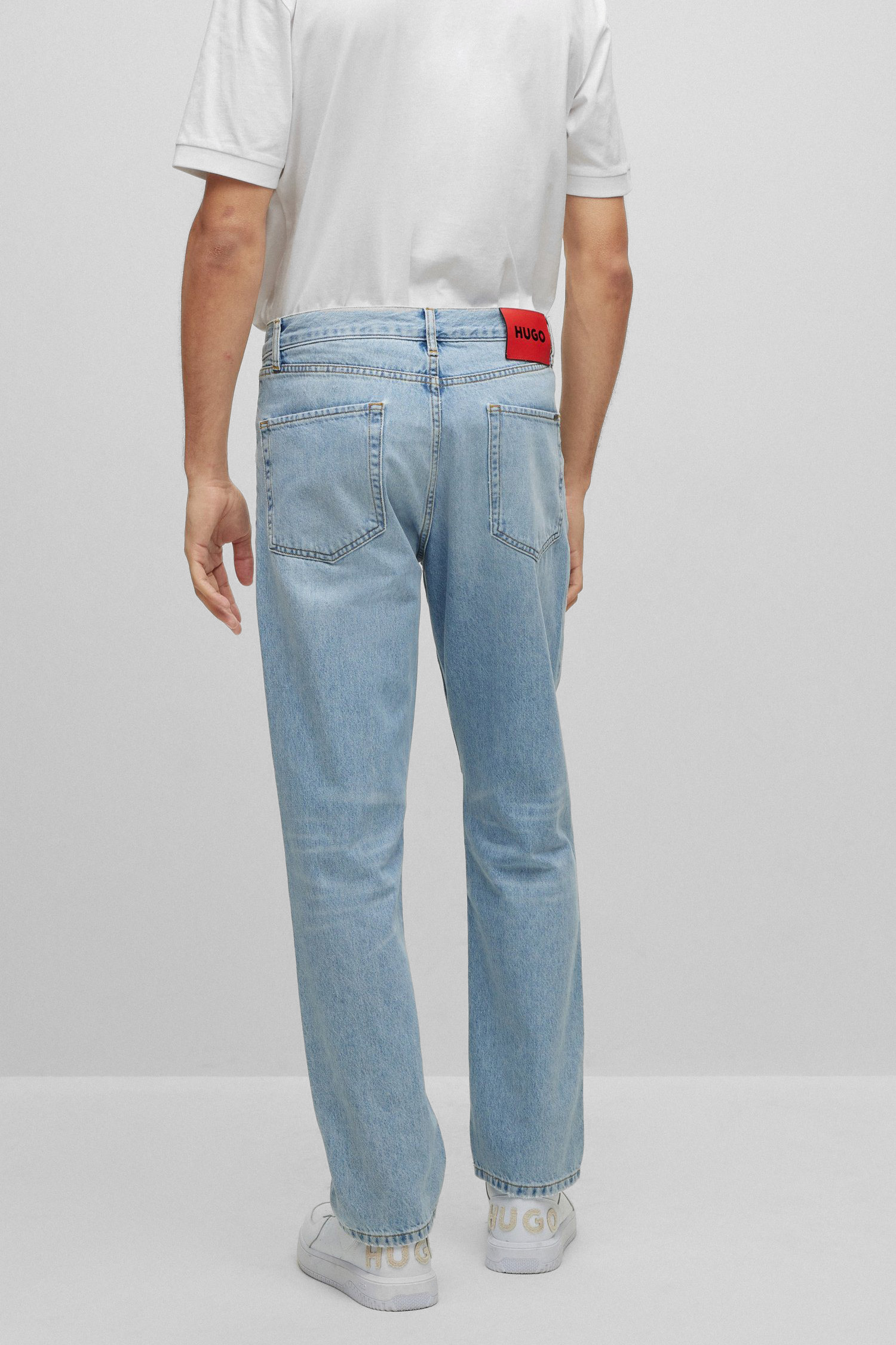 Мужские голубые джинсы HUGO 50489979;443