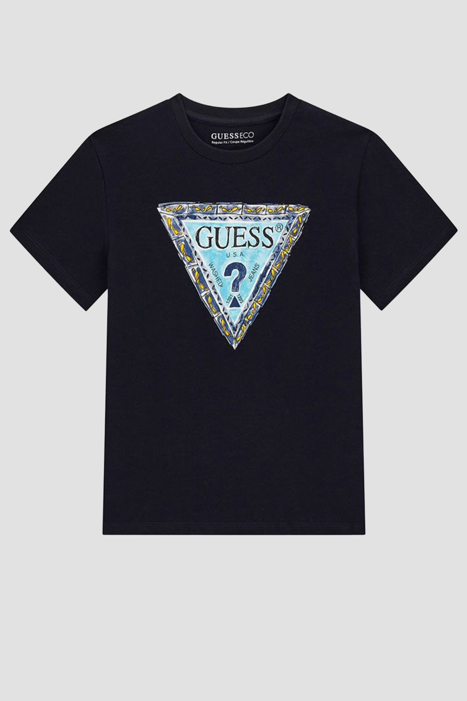 Дитяча темно-синя футболка Guess Kids L6GI00.K8HM4;G7V2