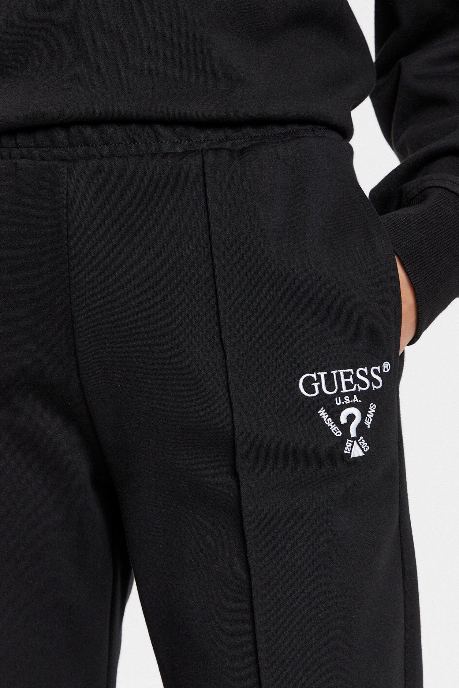 Женские черные спортивные брюки Guess V5RB13.KC3D2;JBLK