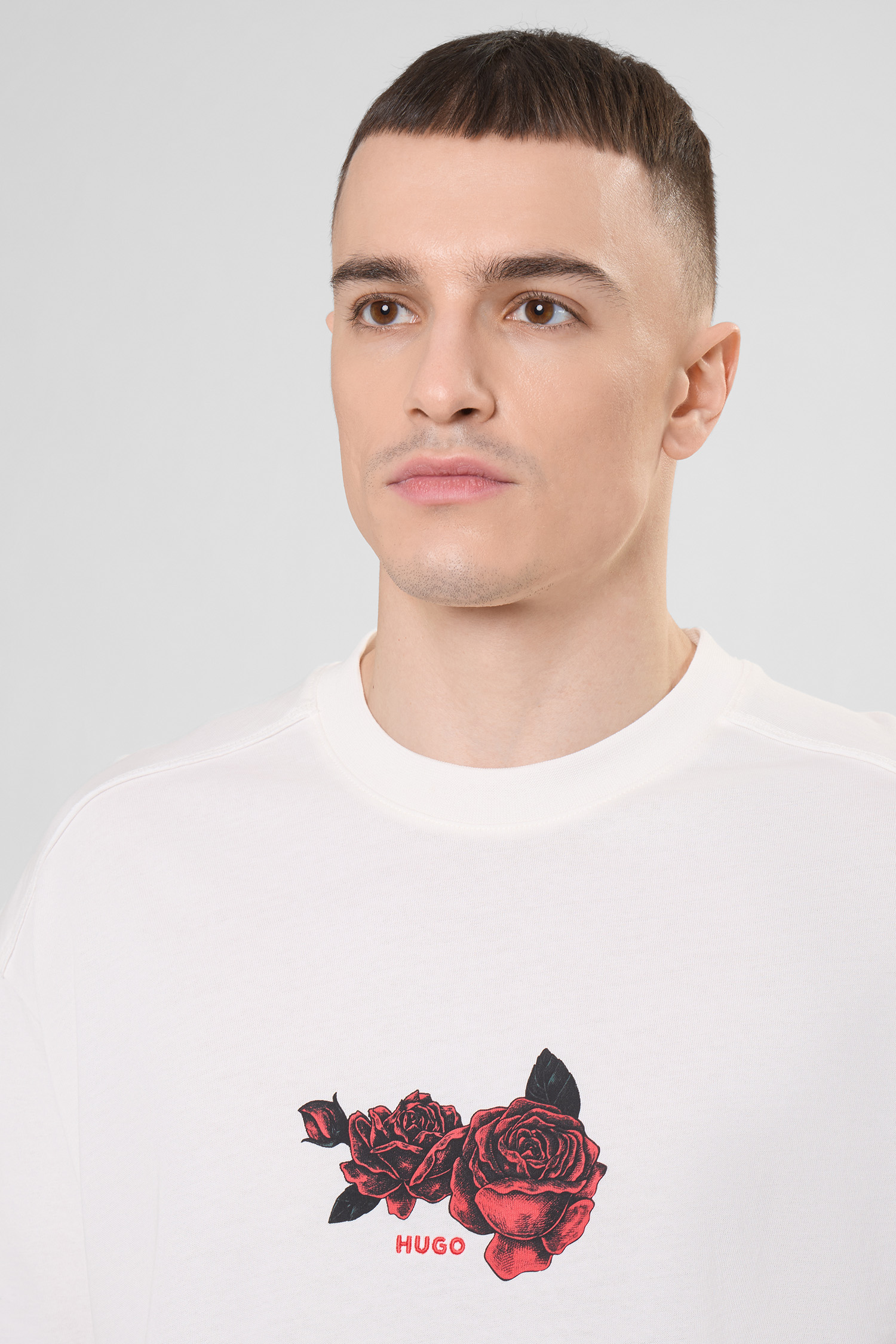 Чоловіча біла футболка HUGO 50564642;102