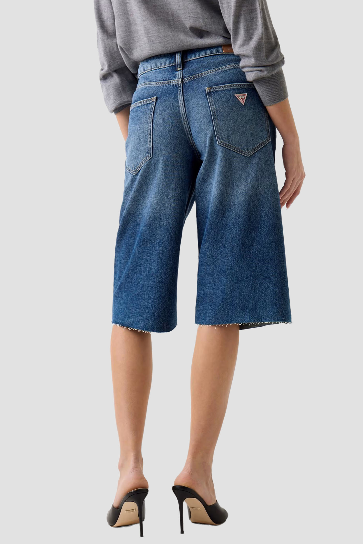 Жіночі сині джинсові шорти Guess W6GD91.D0695;D3DD