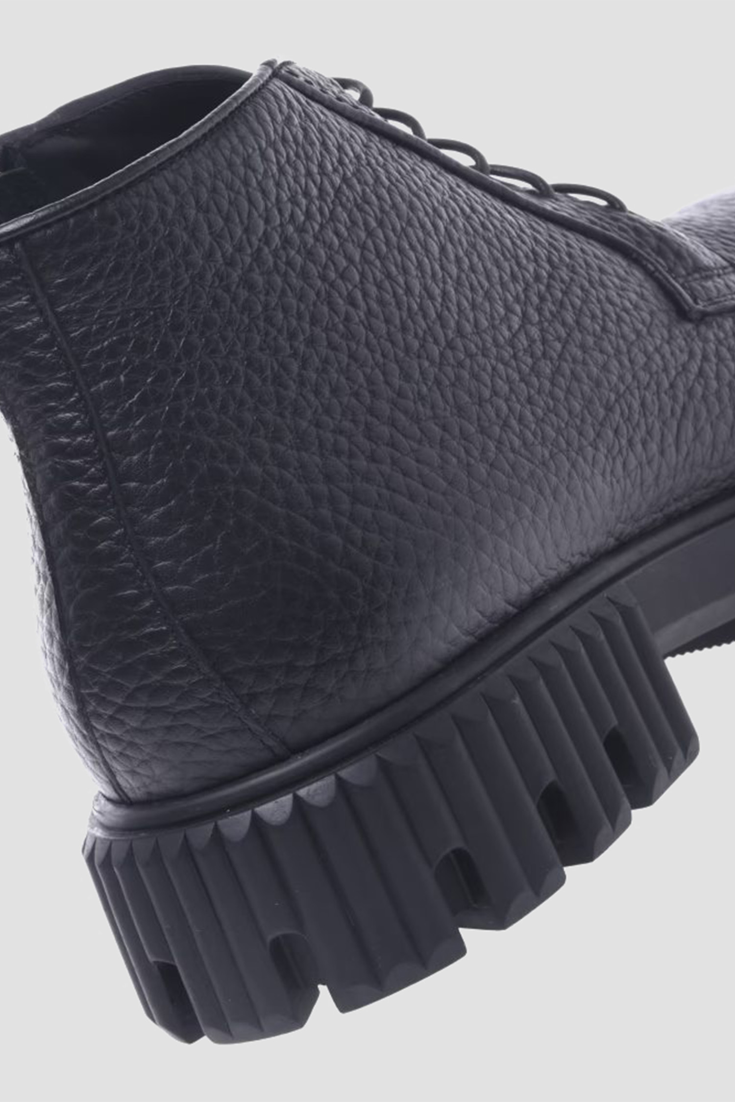 Мужские черные кожаные ботинки BALDININI U5B118A1CERV;0000